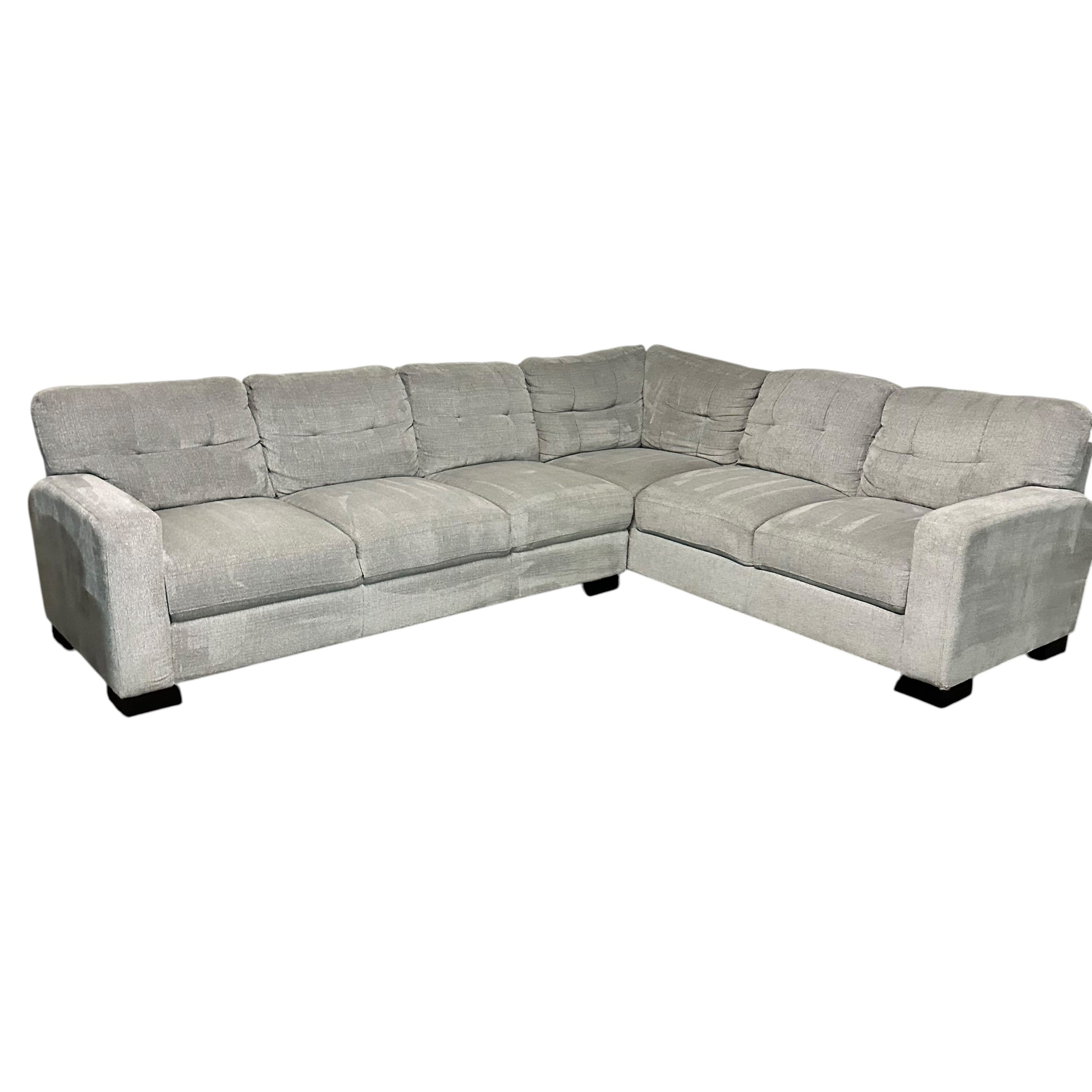 Corner Sectional in Light Gray