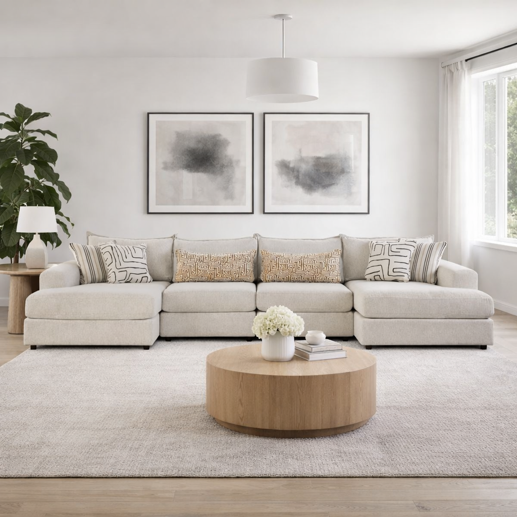 Summit Modular 4 Piece Dual Chaise Sectional