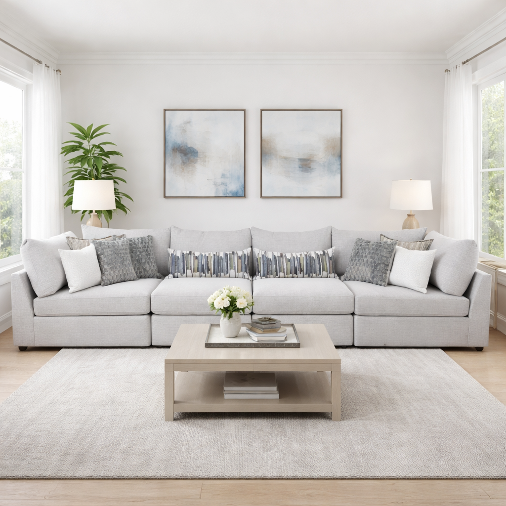 Hudson Modular 4 Piece Sofa