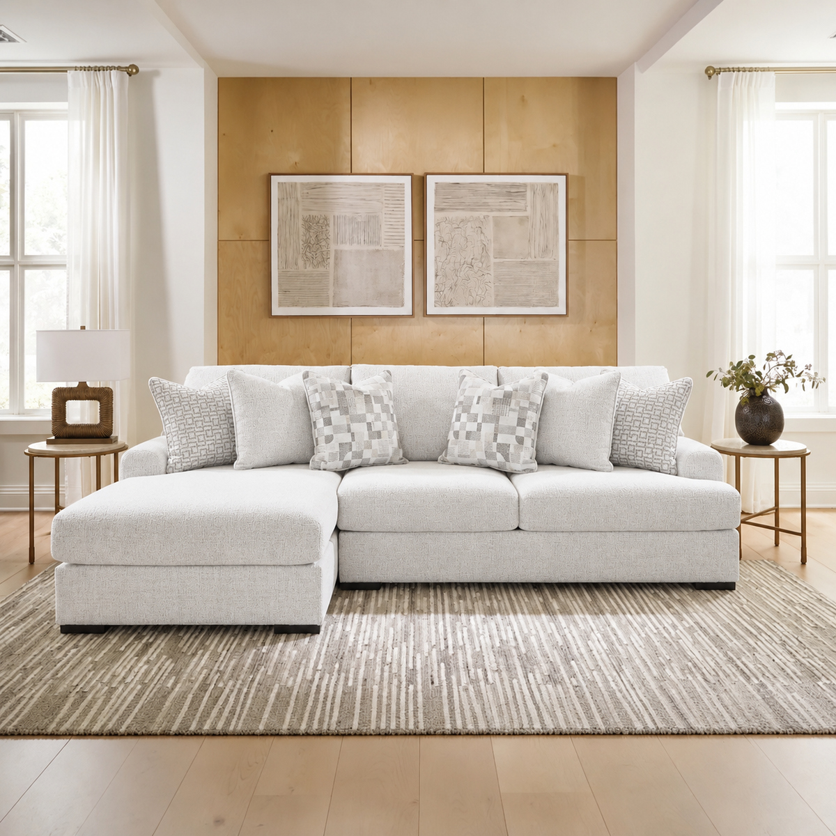 Livia Modular Sectional with Left Arm Facing Chaise