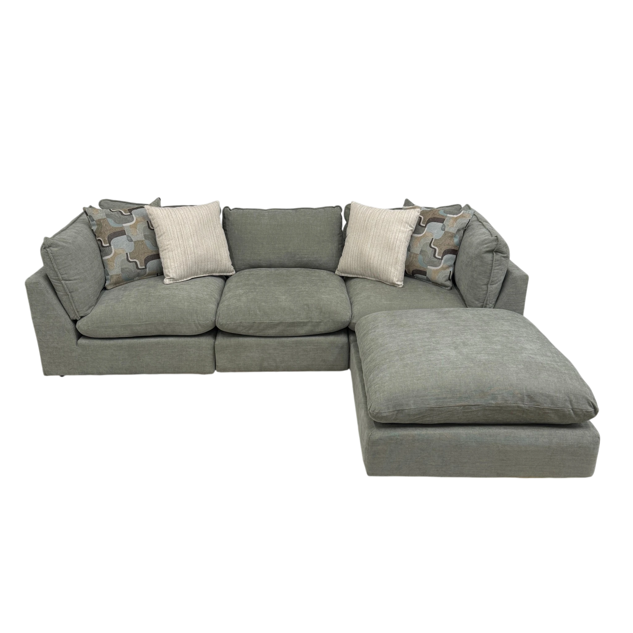 Willow 3-Piece Sofa with Ottoman