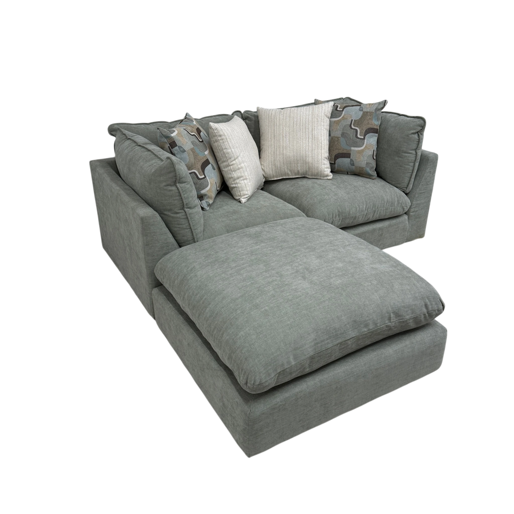 Willow 2-Piece Loveseat with Ottoma
