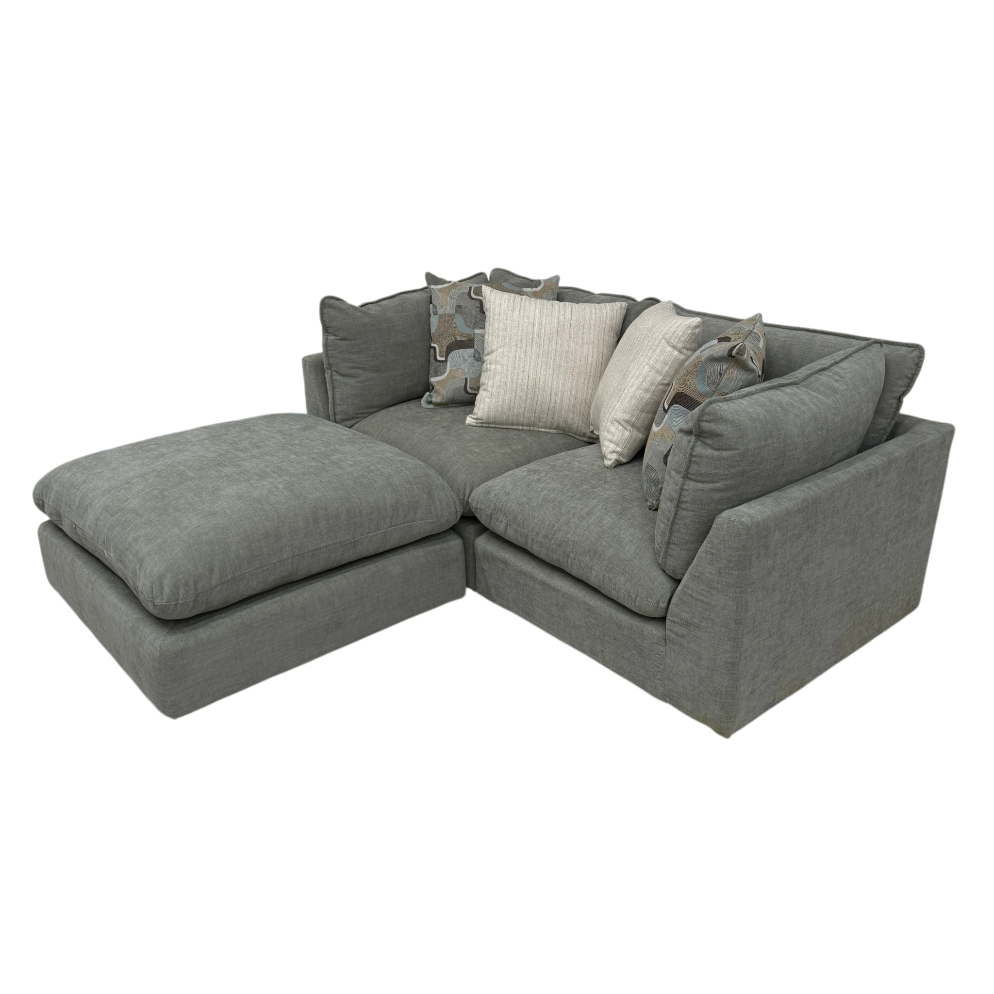 Willow 2-Piece Loveseat with Ottoma