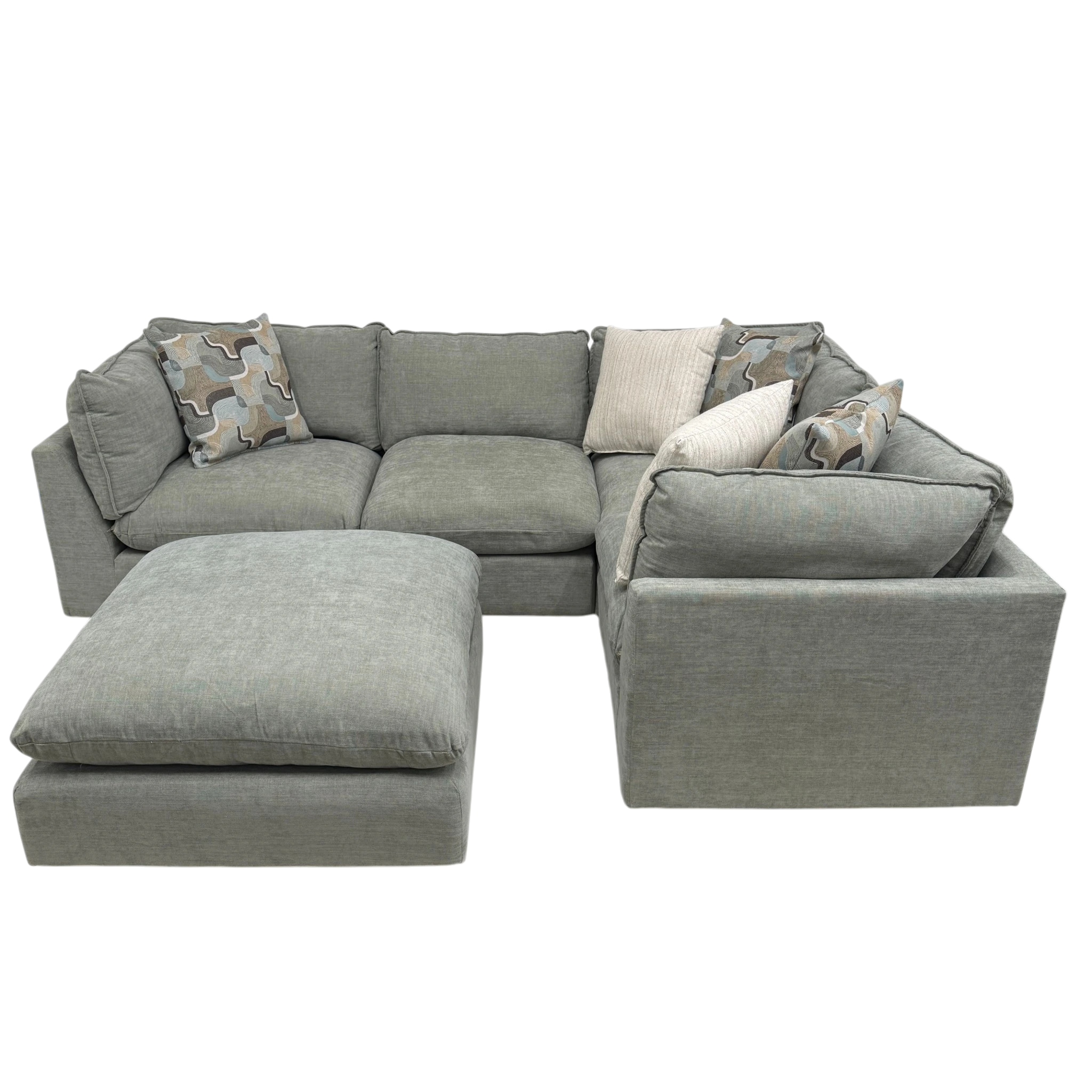 Willow 4-Piece Sectional with Ottoman