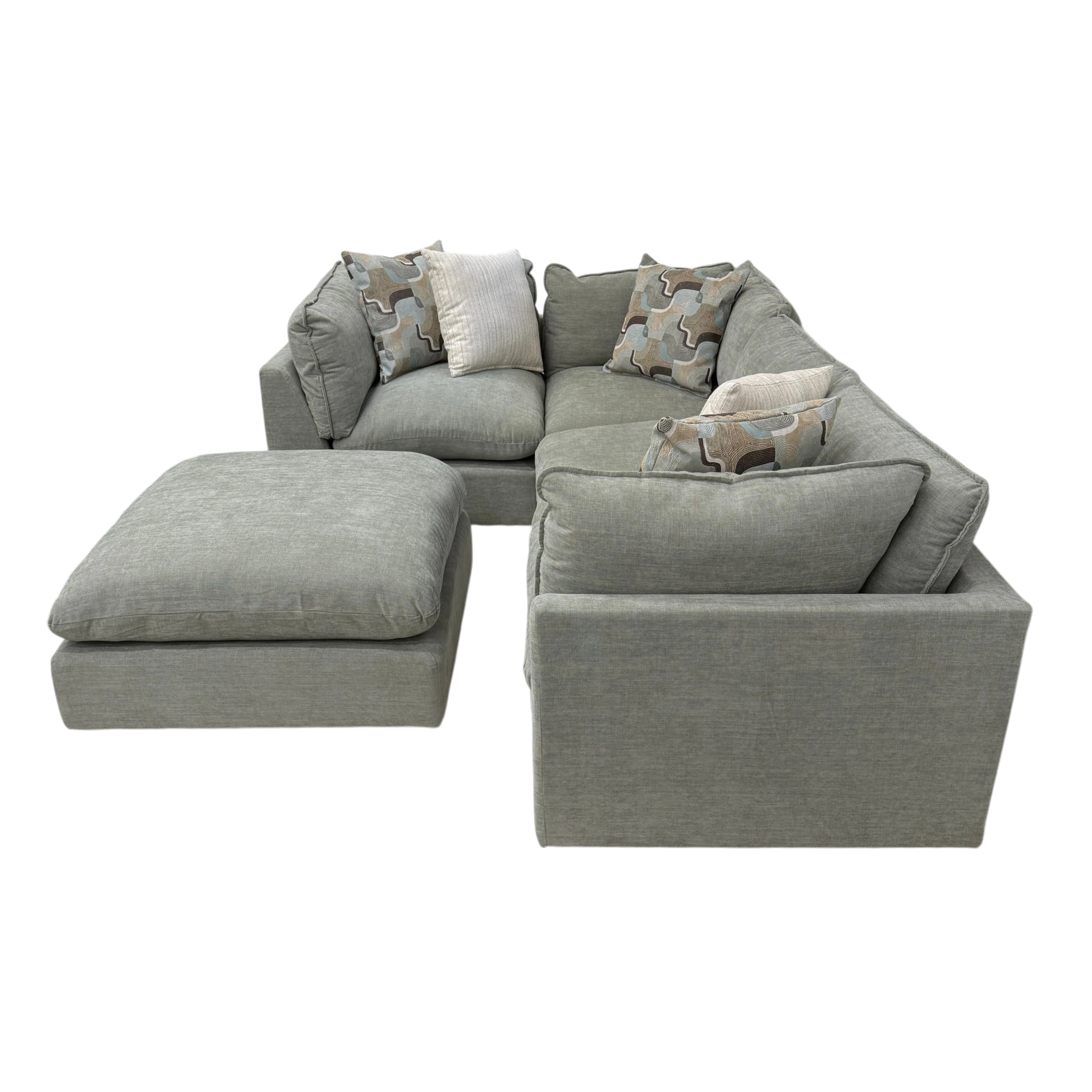 Willow 4-Piece Sectional with Ottoman