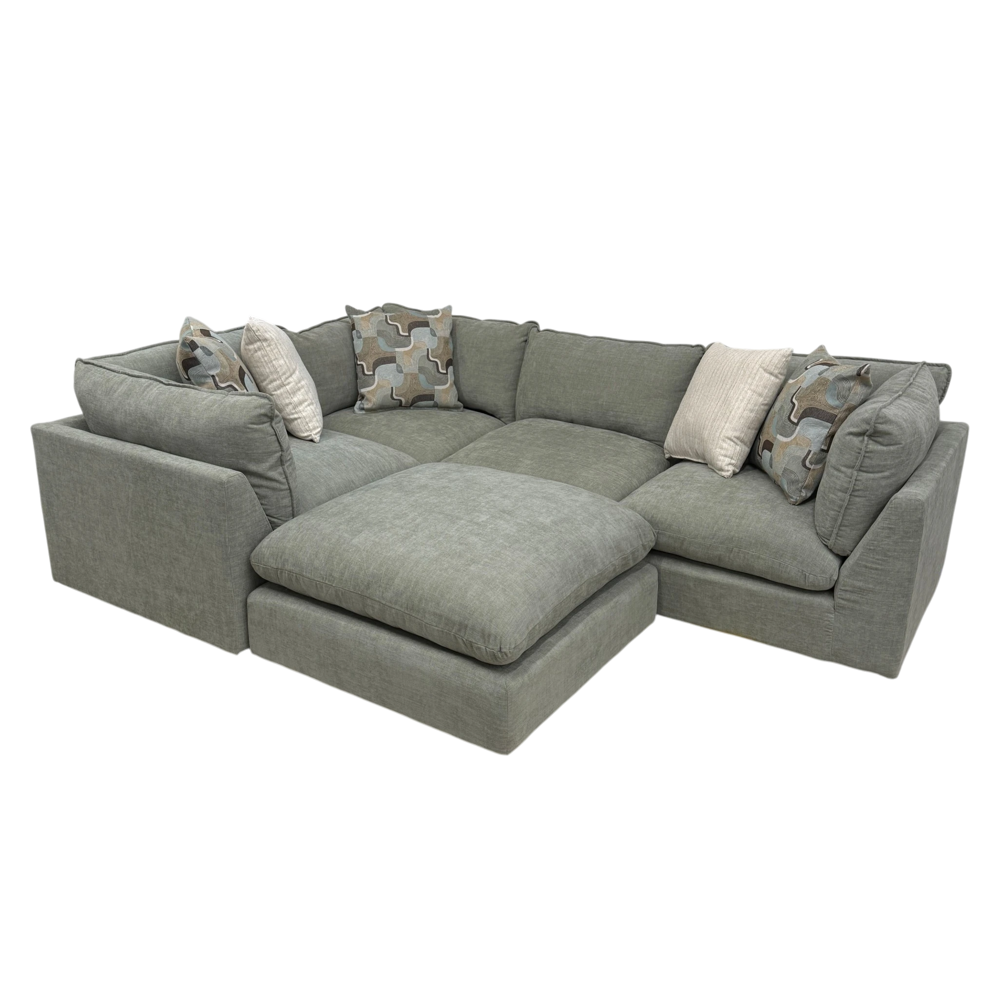 Willow 4-Piece Sectional with Ottoman