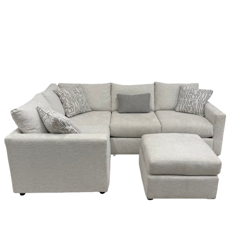 Parker 4 Pc Sectional with Ottoman