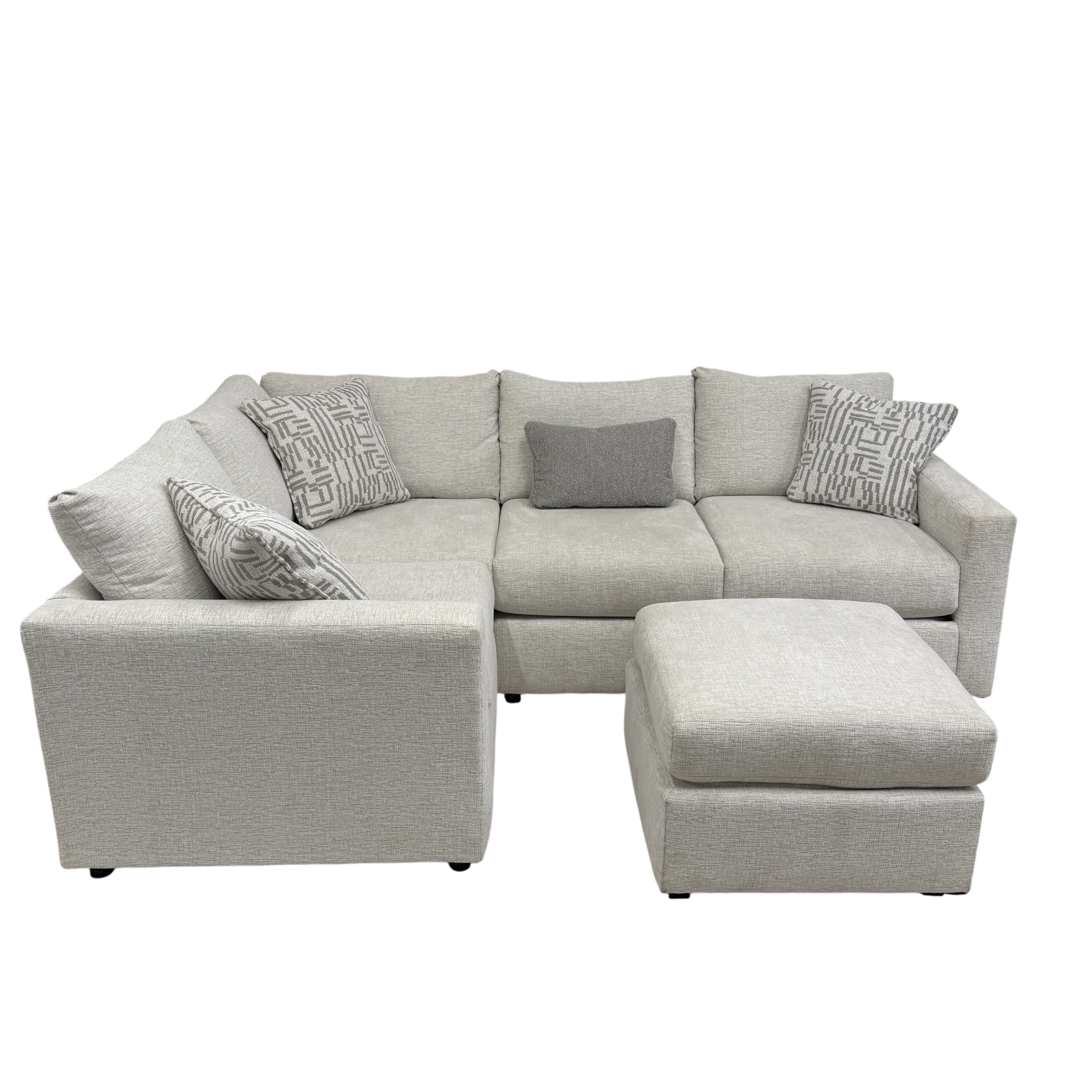 Parker 4 Pc Sectional with Ottoman