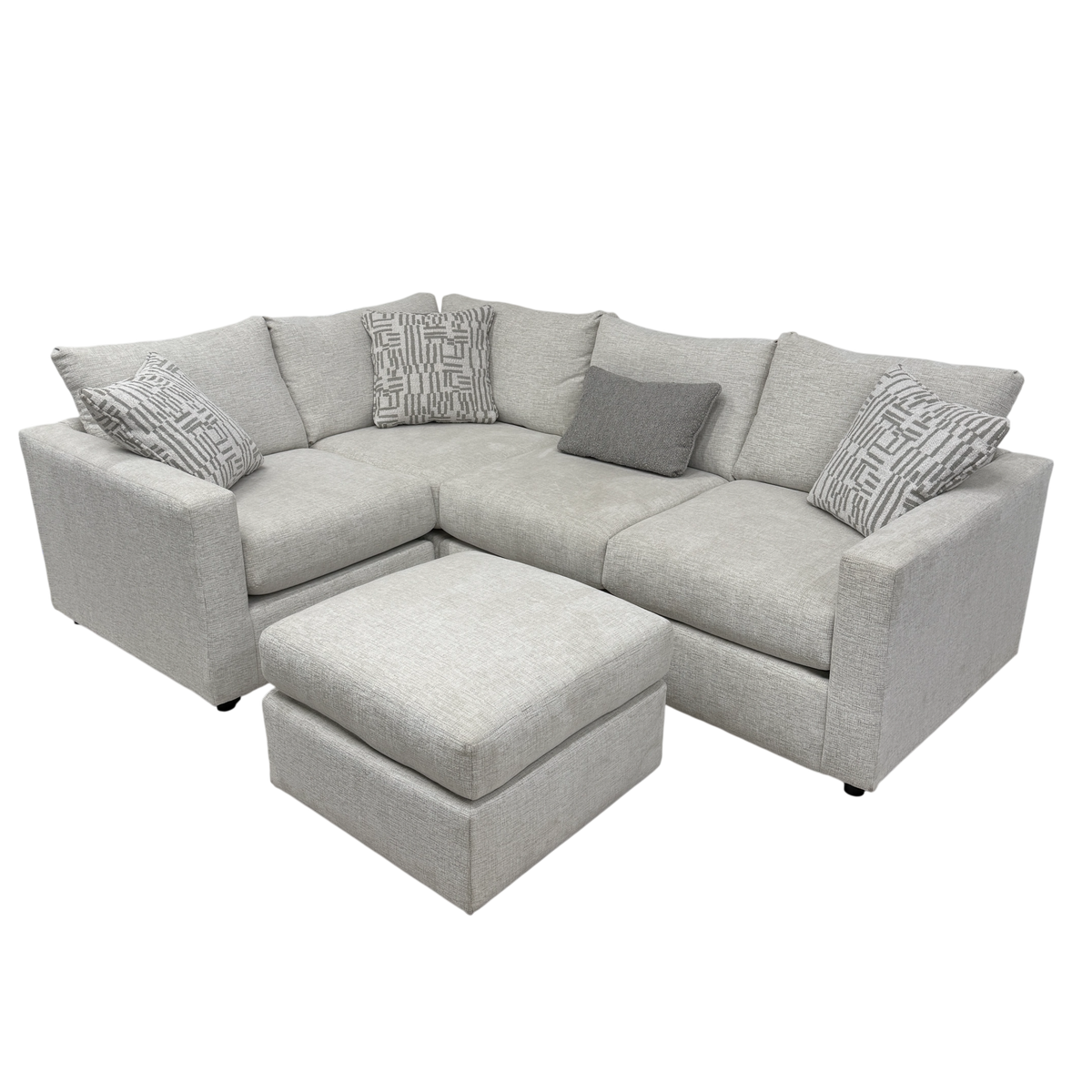 Parker 4 Pc Sectional with Ottoman
