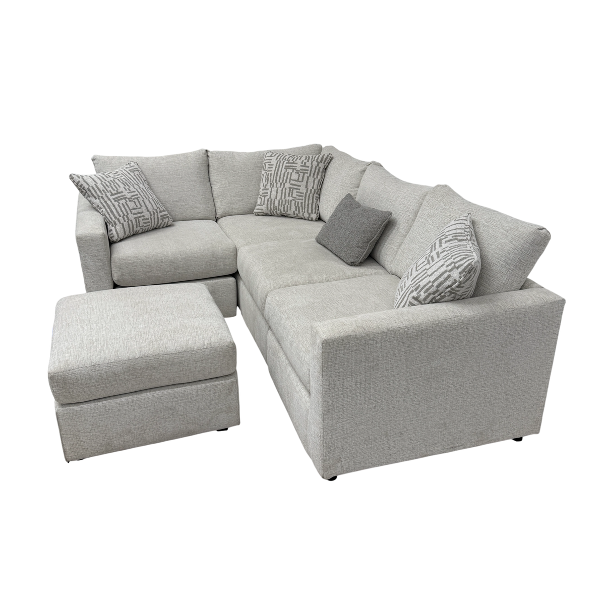 Parker 4 Pc Sectional with Ottoman