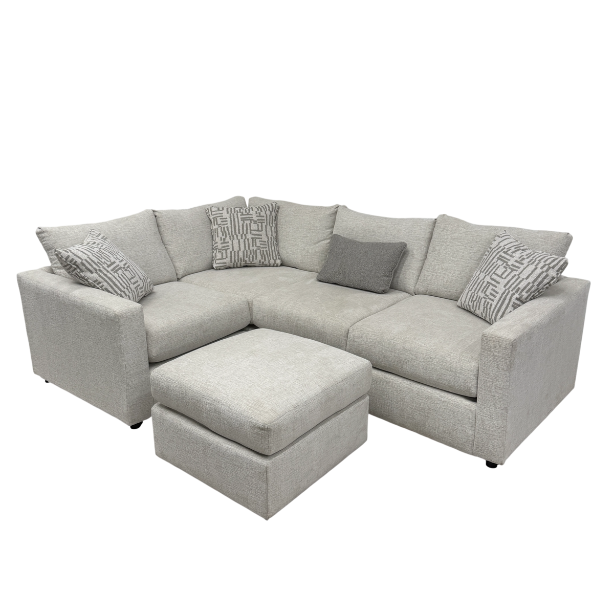 Parker 4 Pc Sectional with Ottoman