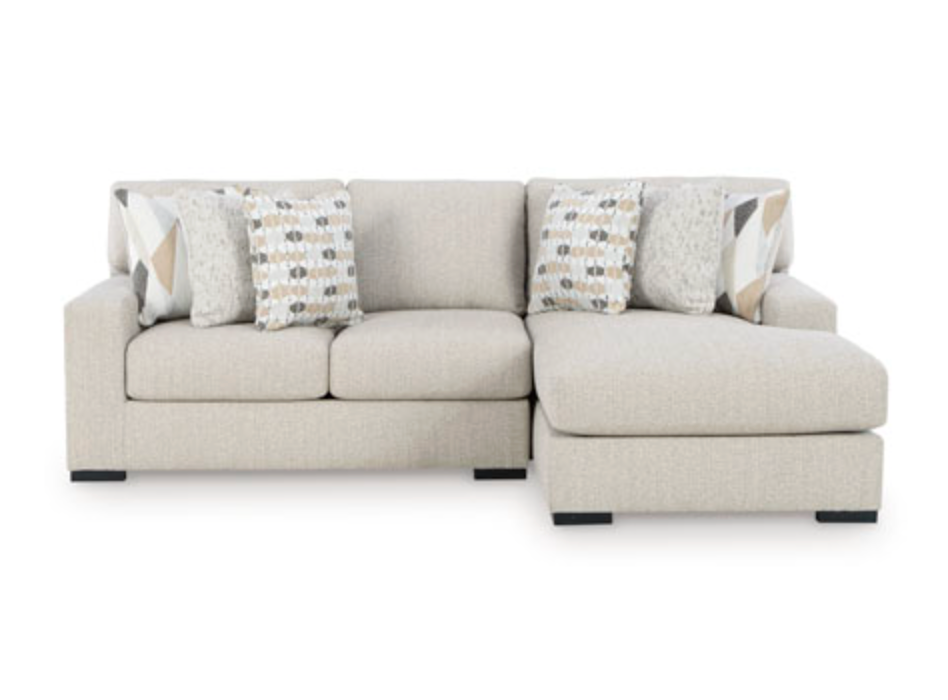 Avalon Sectional in Taupe with Right Chaise