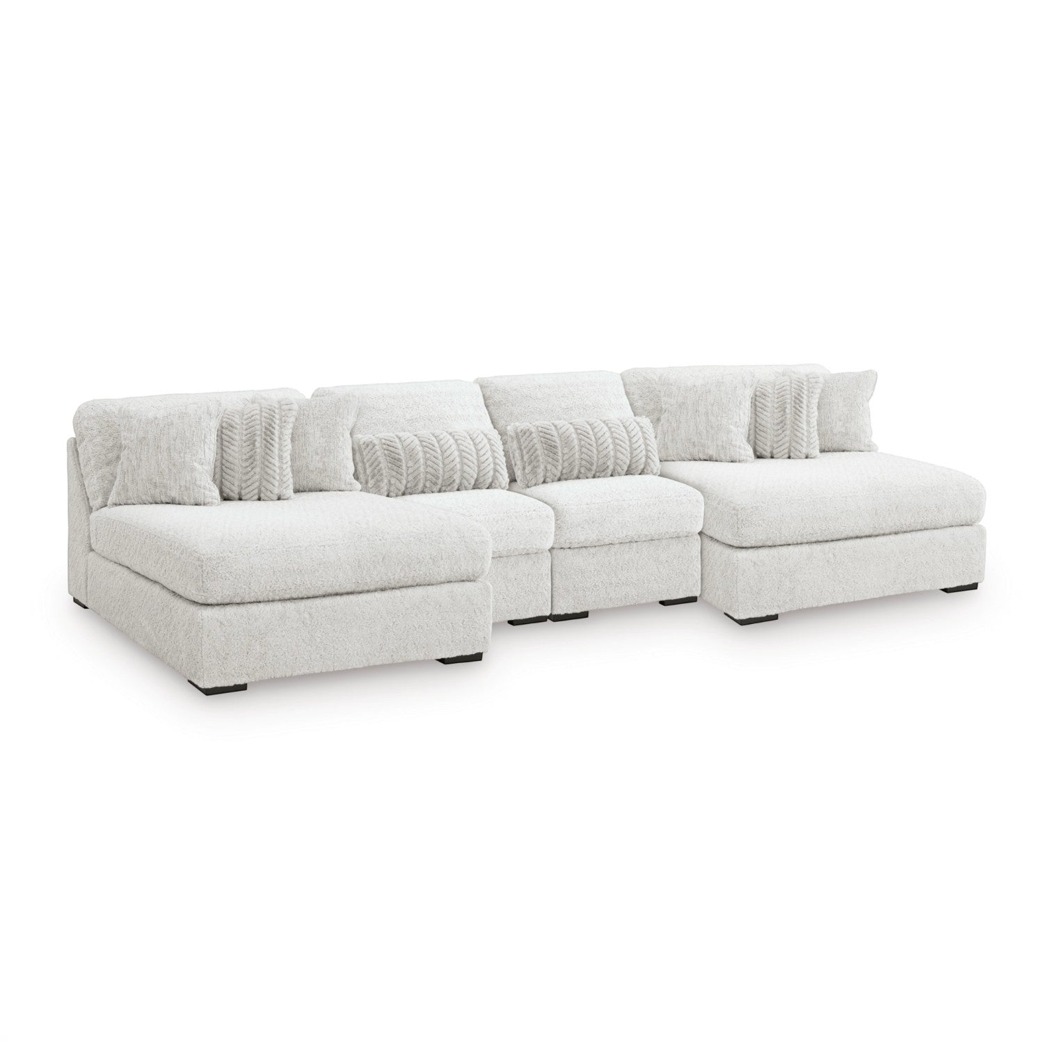 Celine 4-Piece Modular Double Chaise Sectional