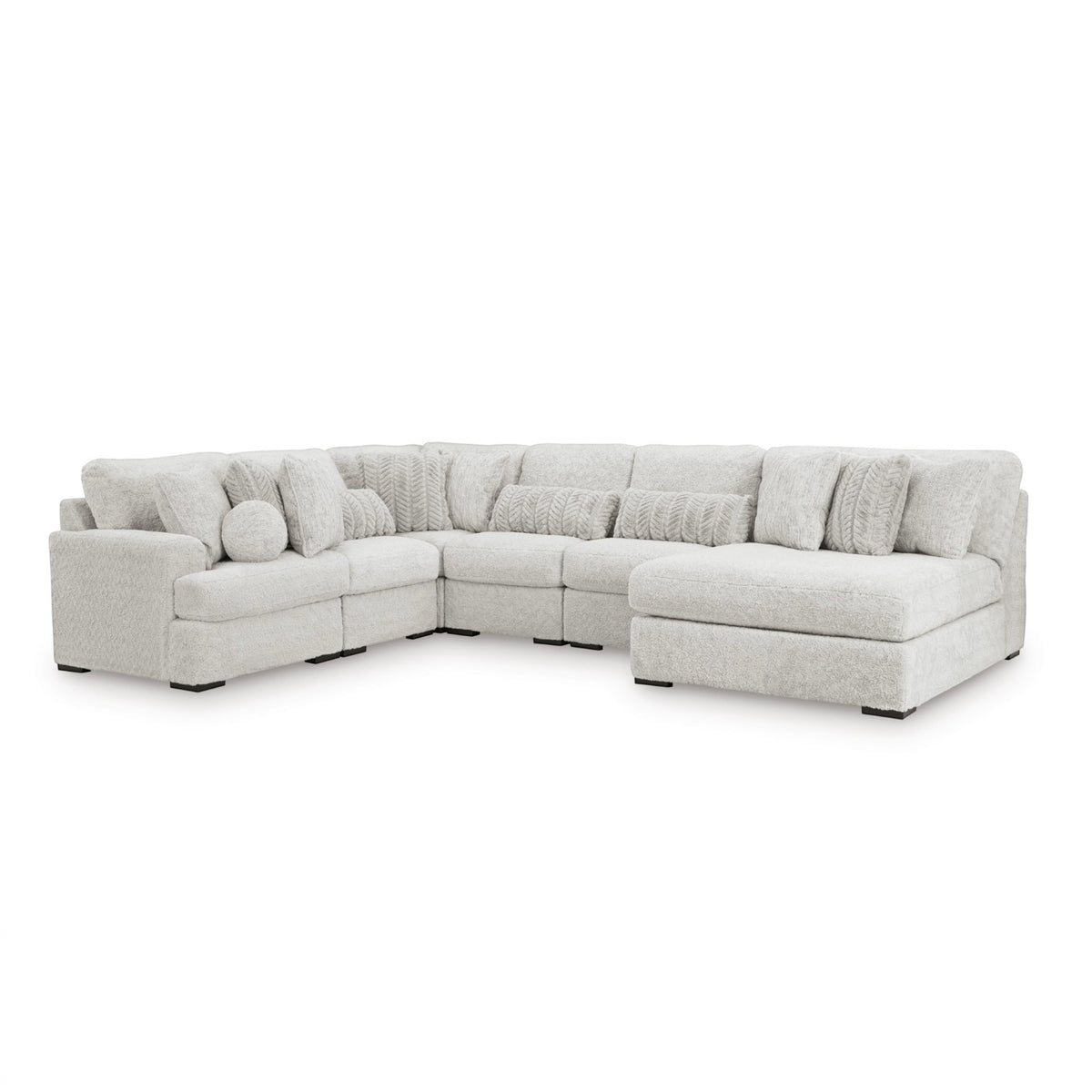 Celine 6-Piece Modular U-Shape Sectional with RAF Chaise
