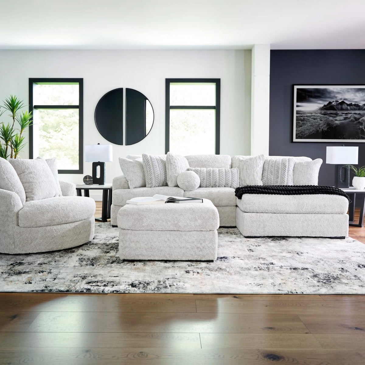 Celine Oversized Dining Ottoman