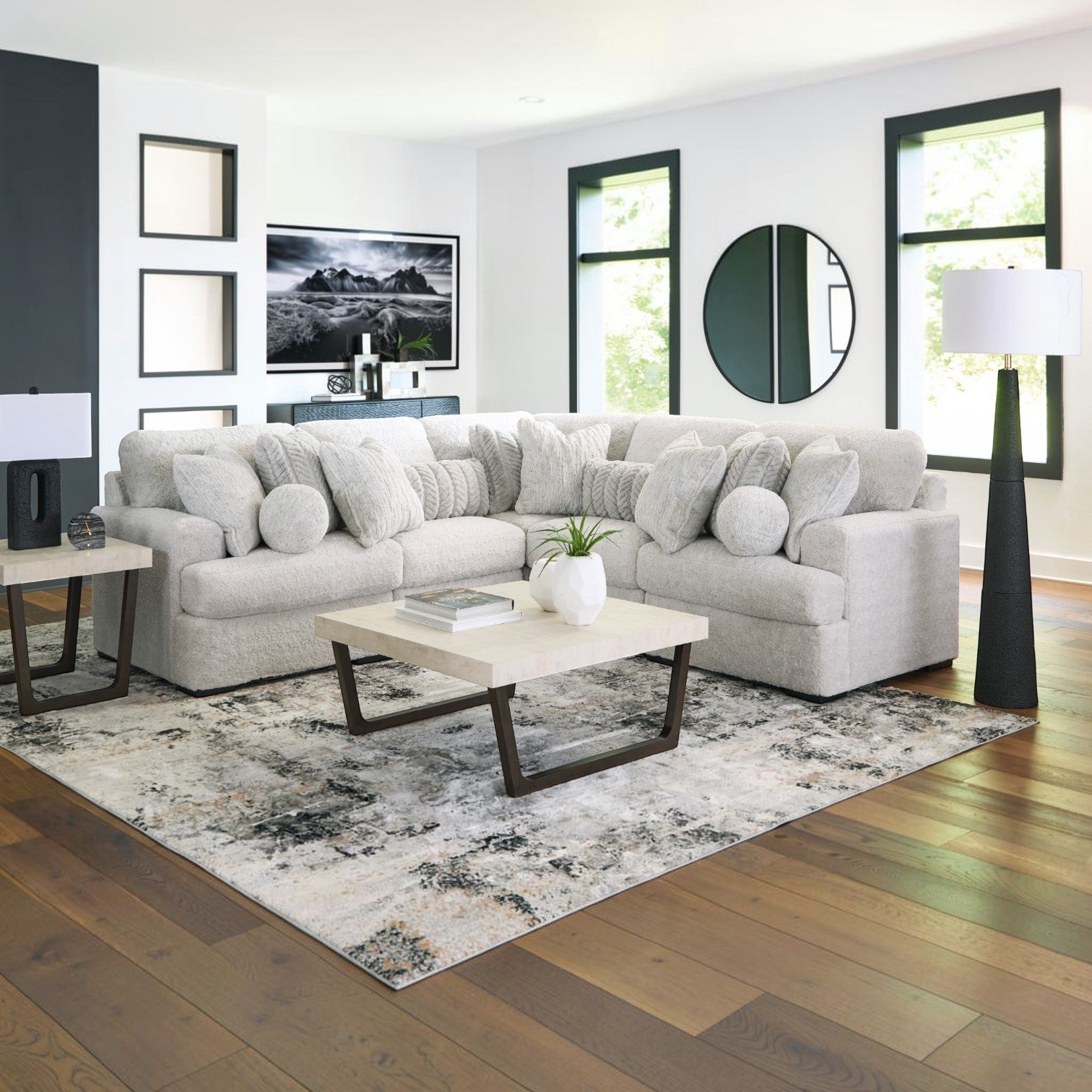 Celine 5-Piece Modular Corner Sectional