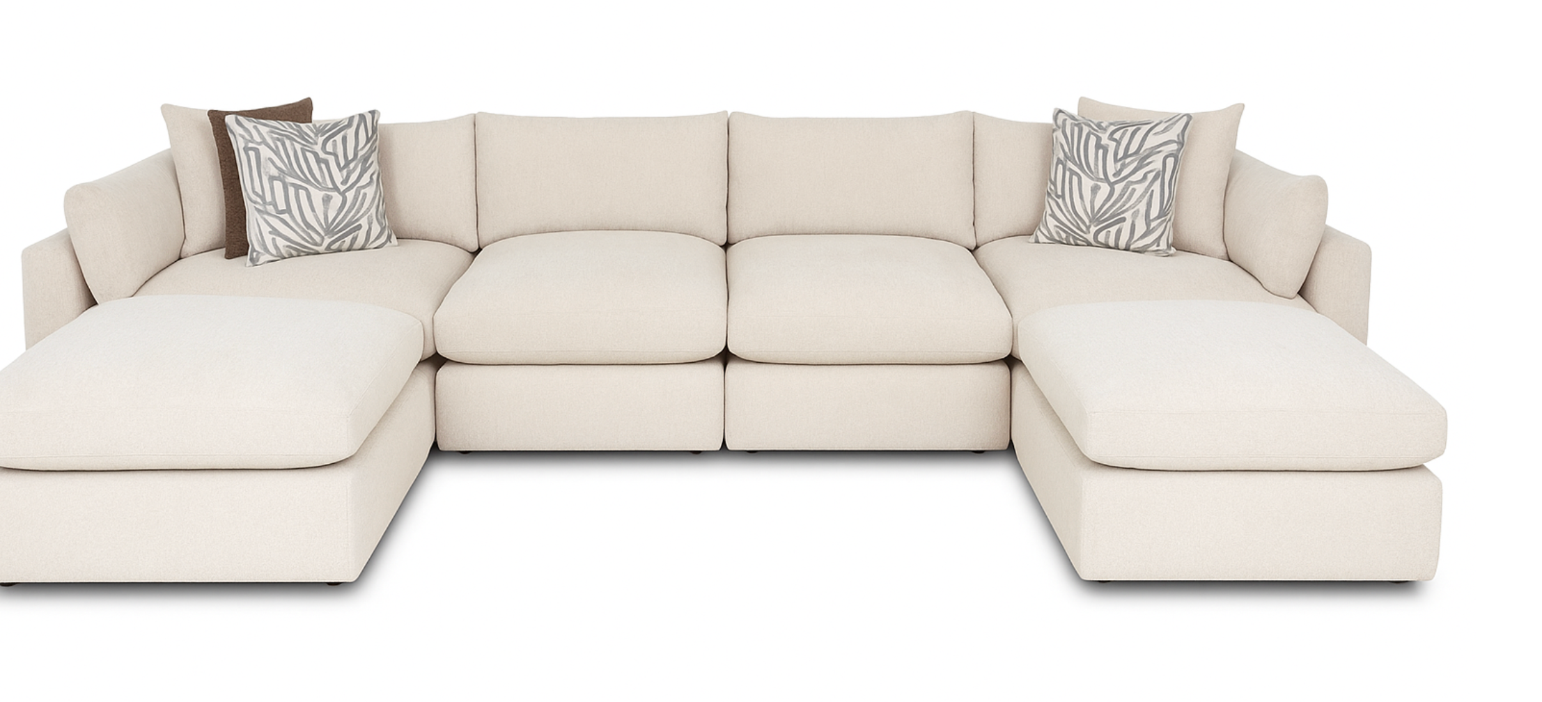 Dream Modular Sectional in Cream