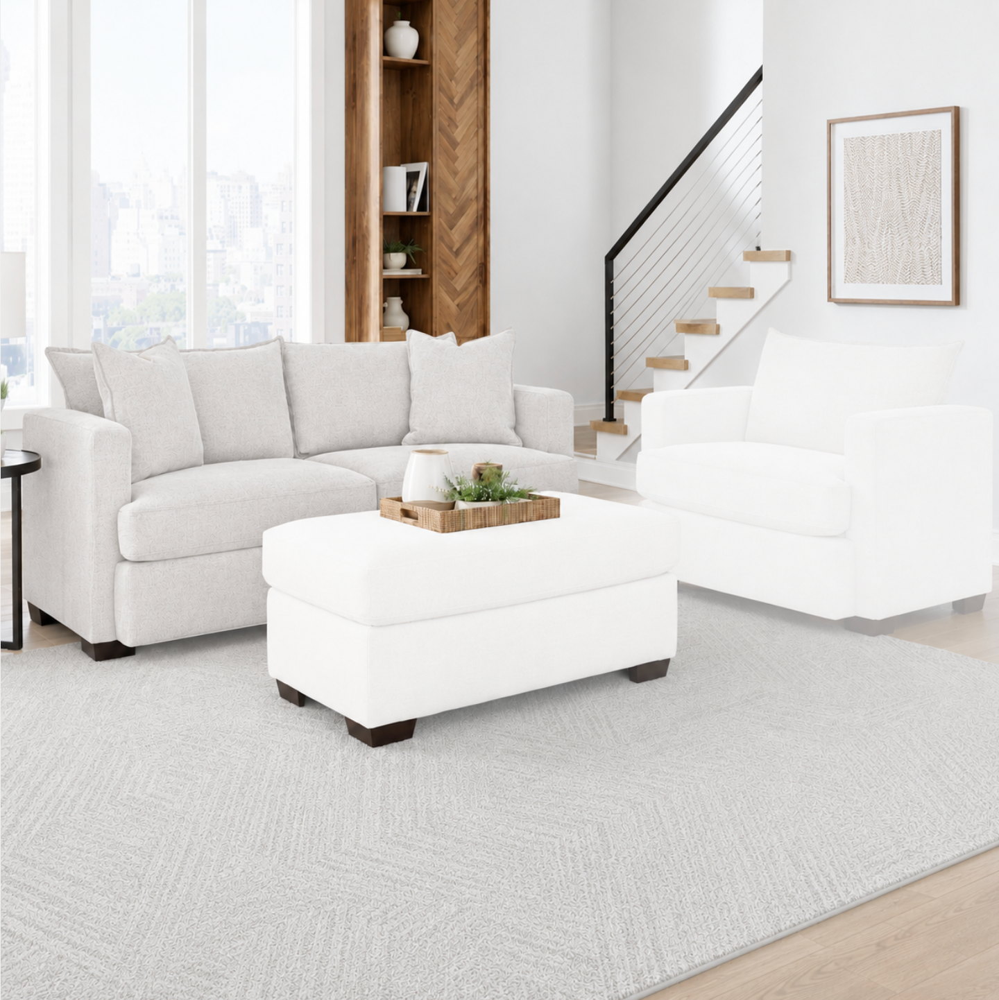 Talia Sofa Collection in Cream