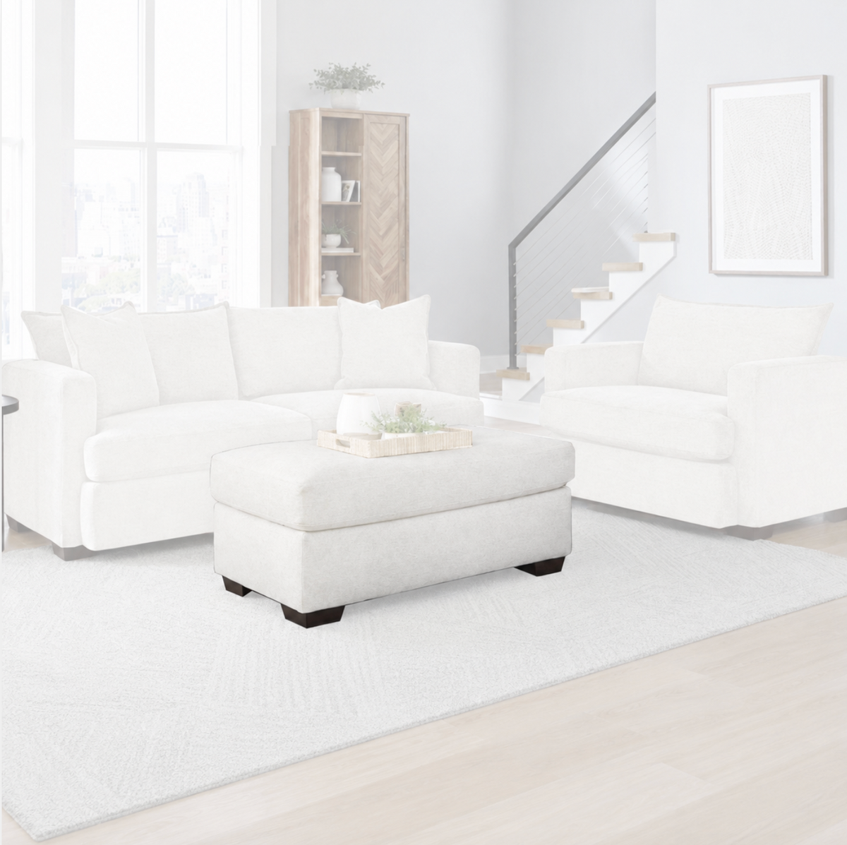 Talia Sofa Collection in Cream