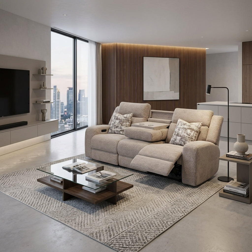 Logan 668 Modern Motion Reclining Living Room Collection