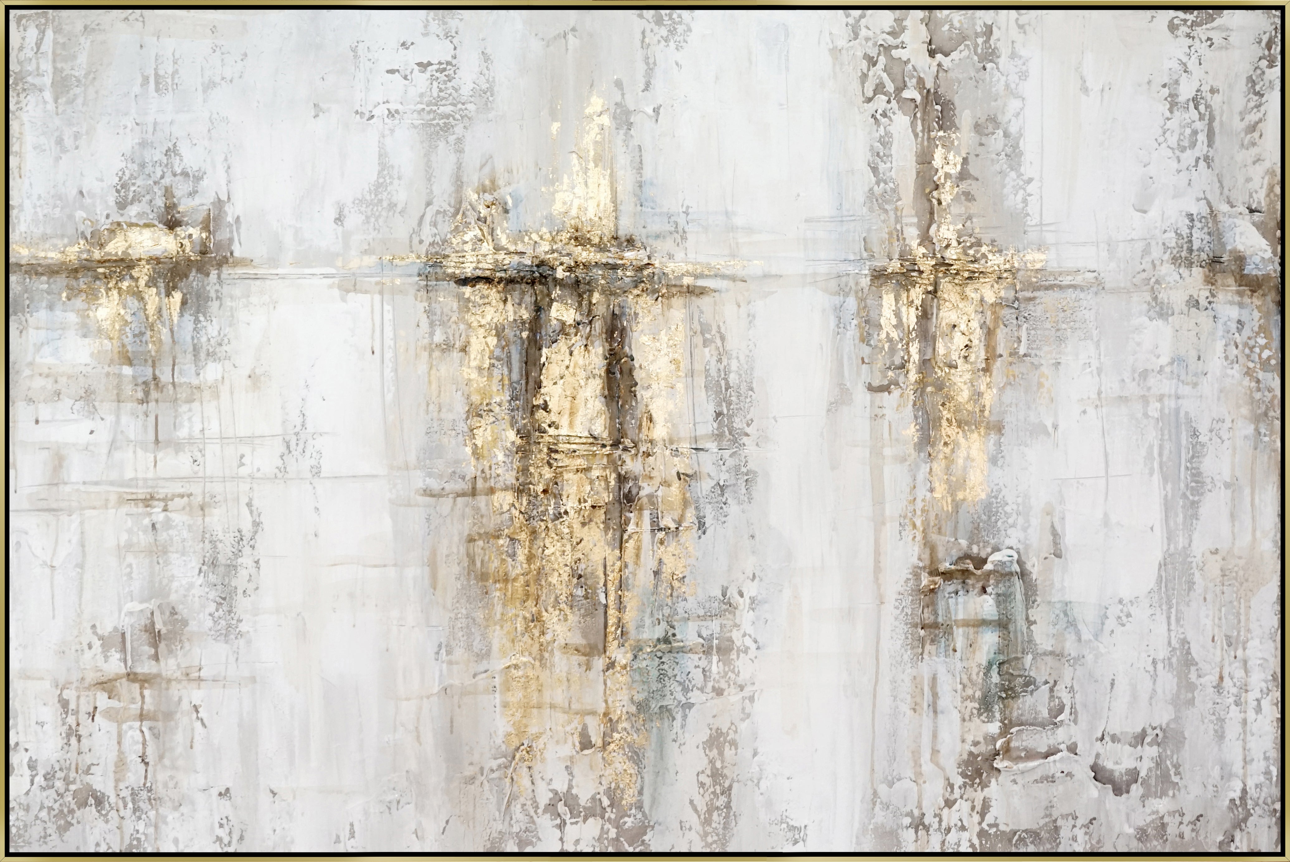 Luxe Mist Textured Abstract