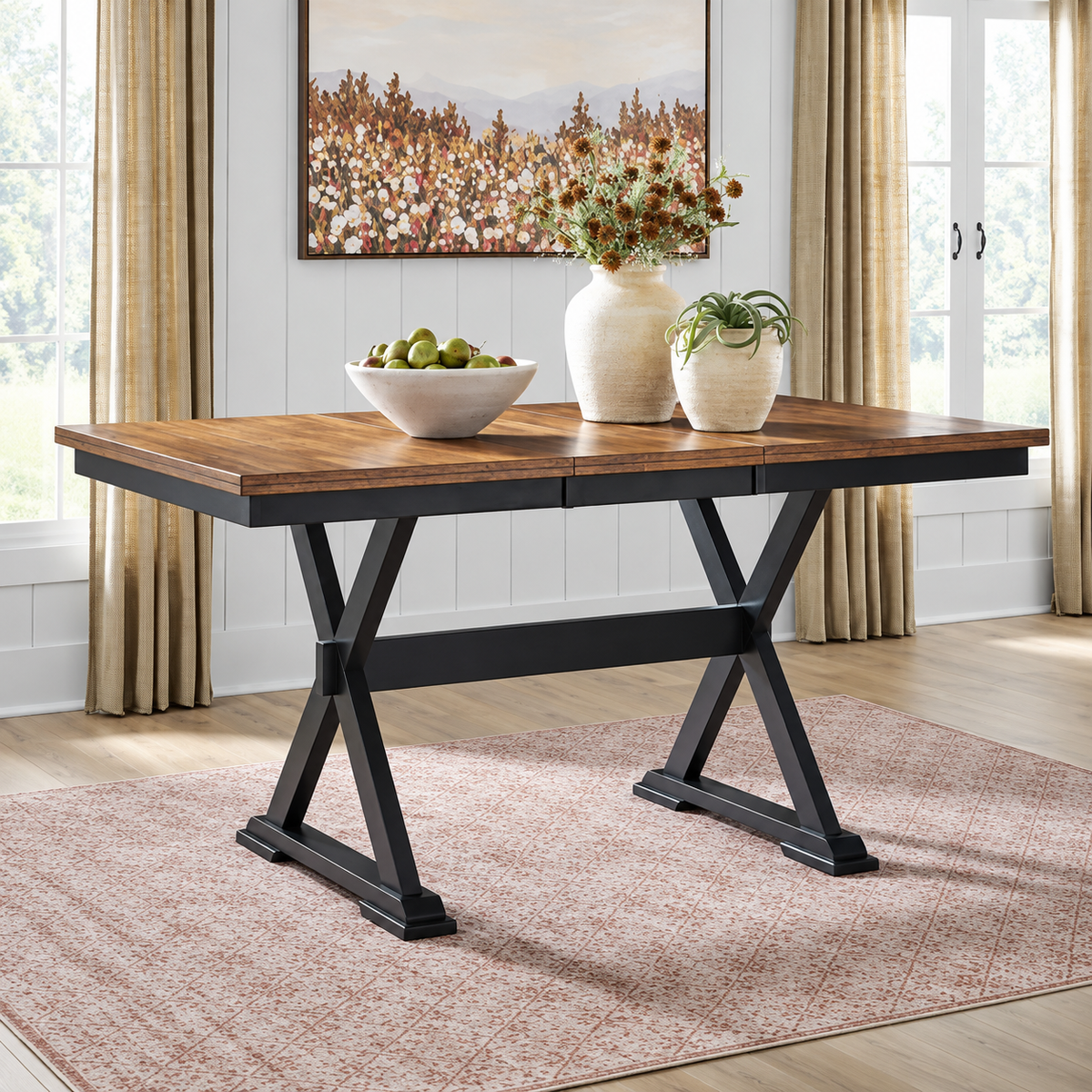 Mila Rectangular Counter-Height Butterfly Extension Dining Table