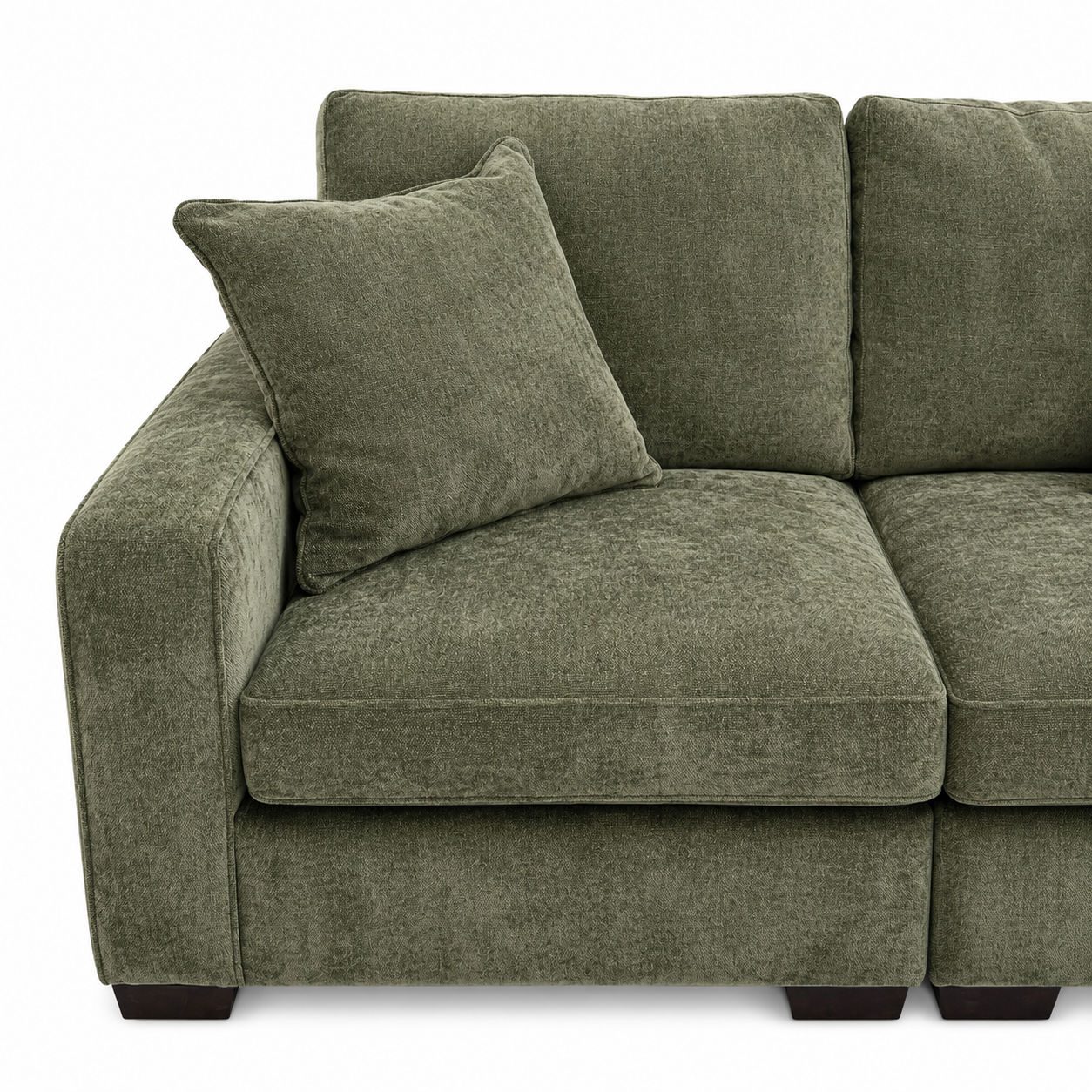 Alton 2 Pc Loveseat in Olive Green