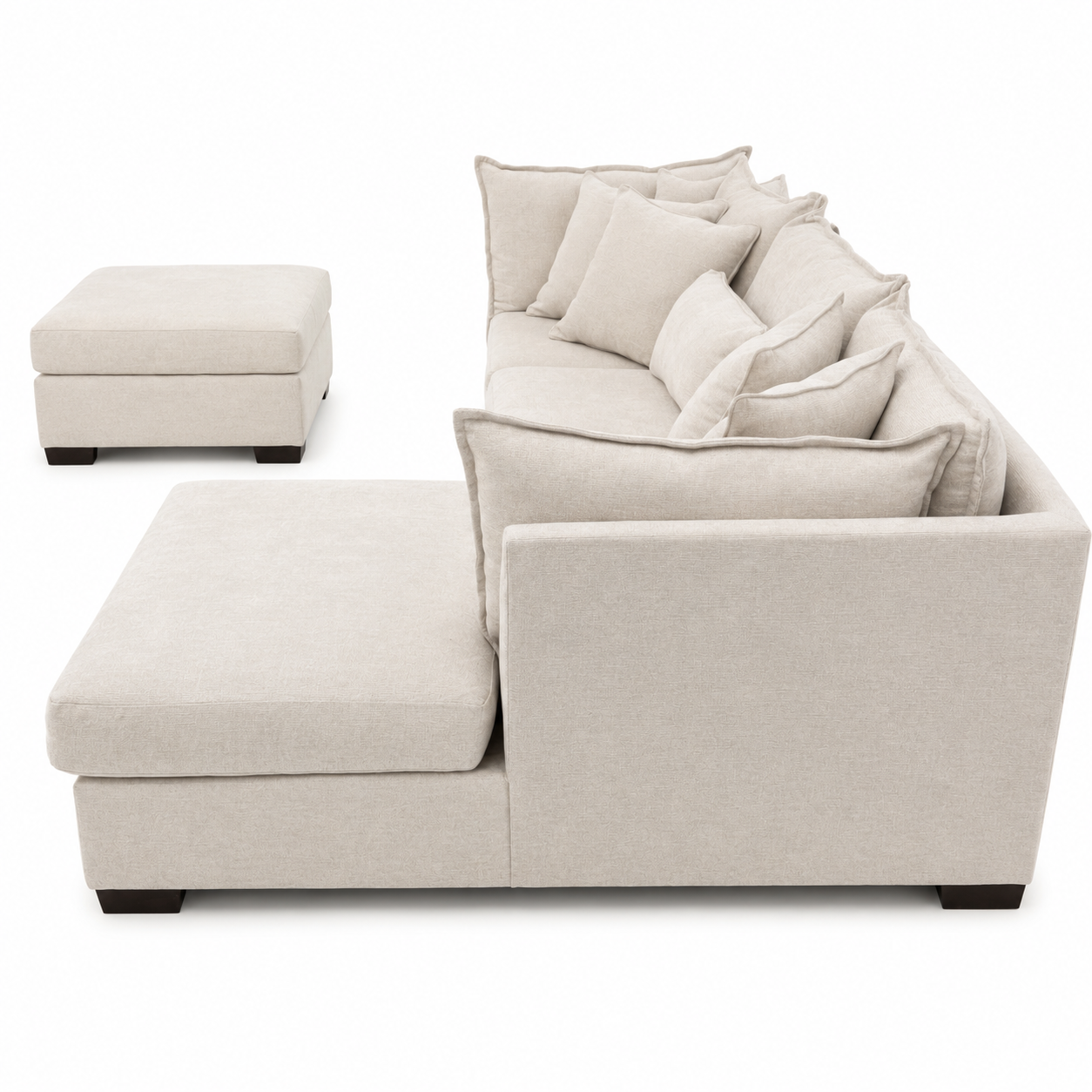 Alina 3 Pc Right Chaise Sectional