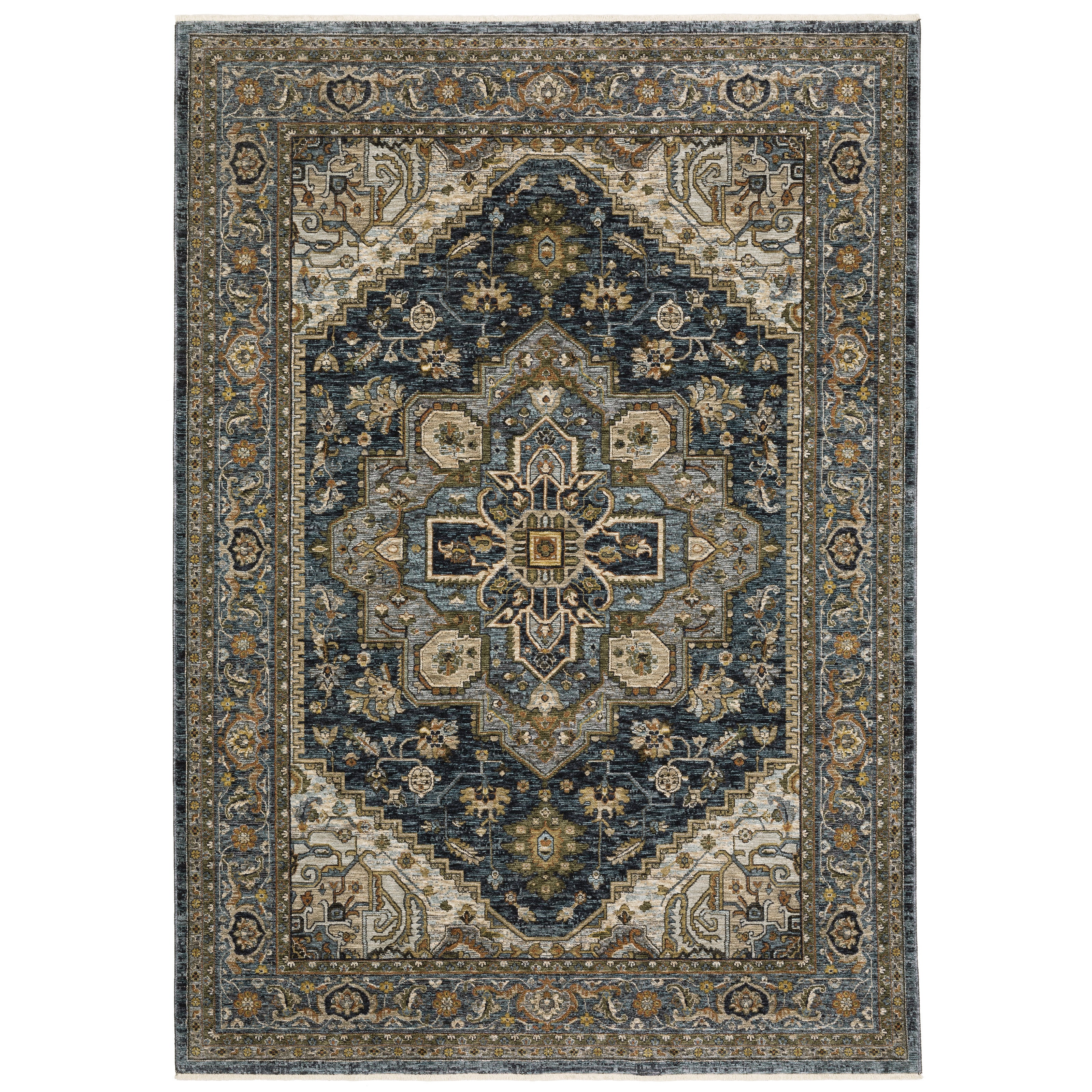 Oriental Weavers Aberdeen 51G Blue/Beige Area Rug