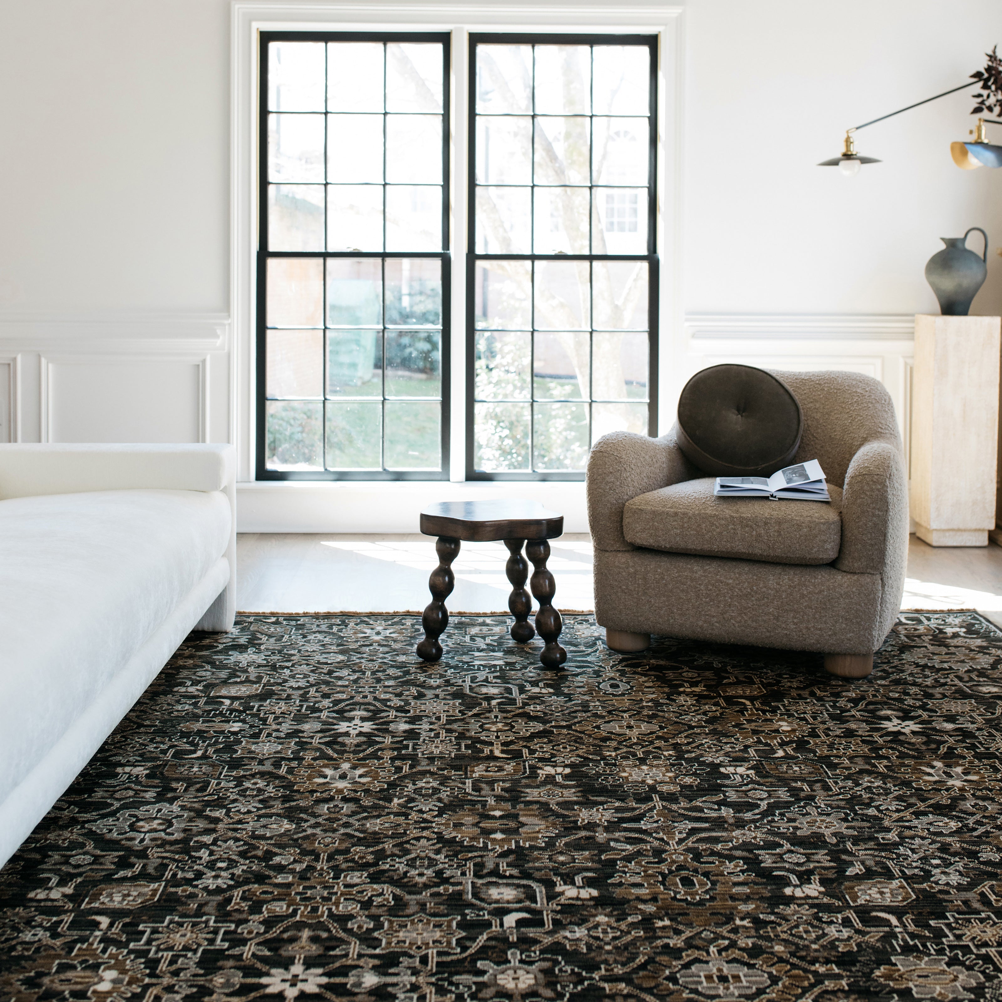 Oriental Weavers Acacia ACA05 Black/Tan Area Rug