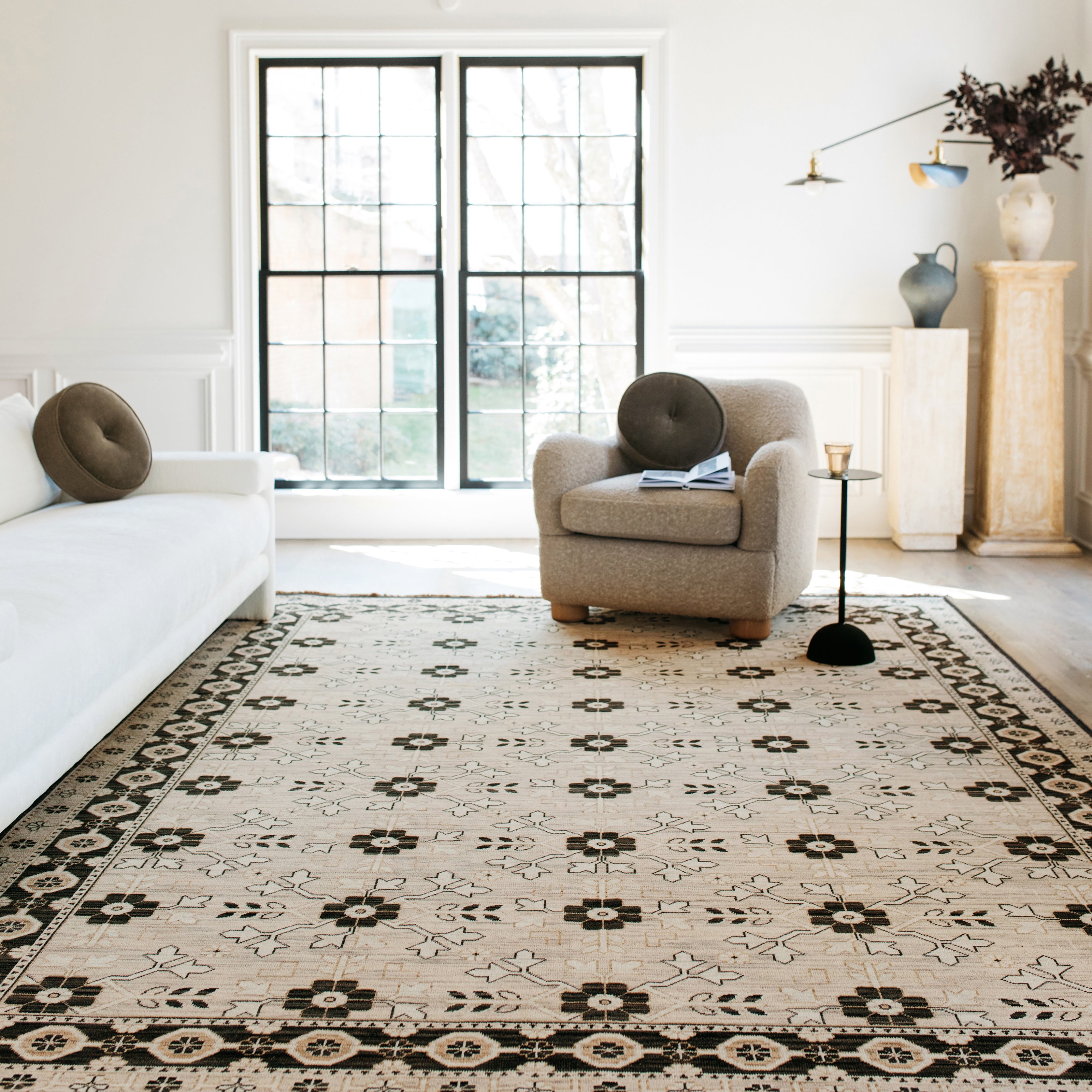 Oriental Weavers Acacia ACA09 Beige/Black Area Rug