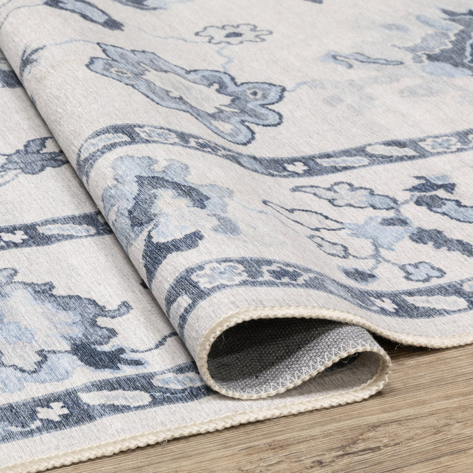Oriental Weavers Addison ADD02 Ivory/Blue Area Rug