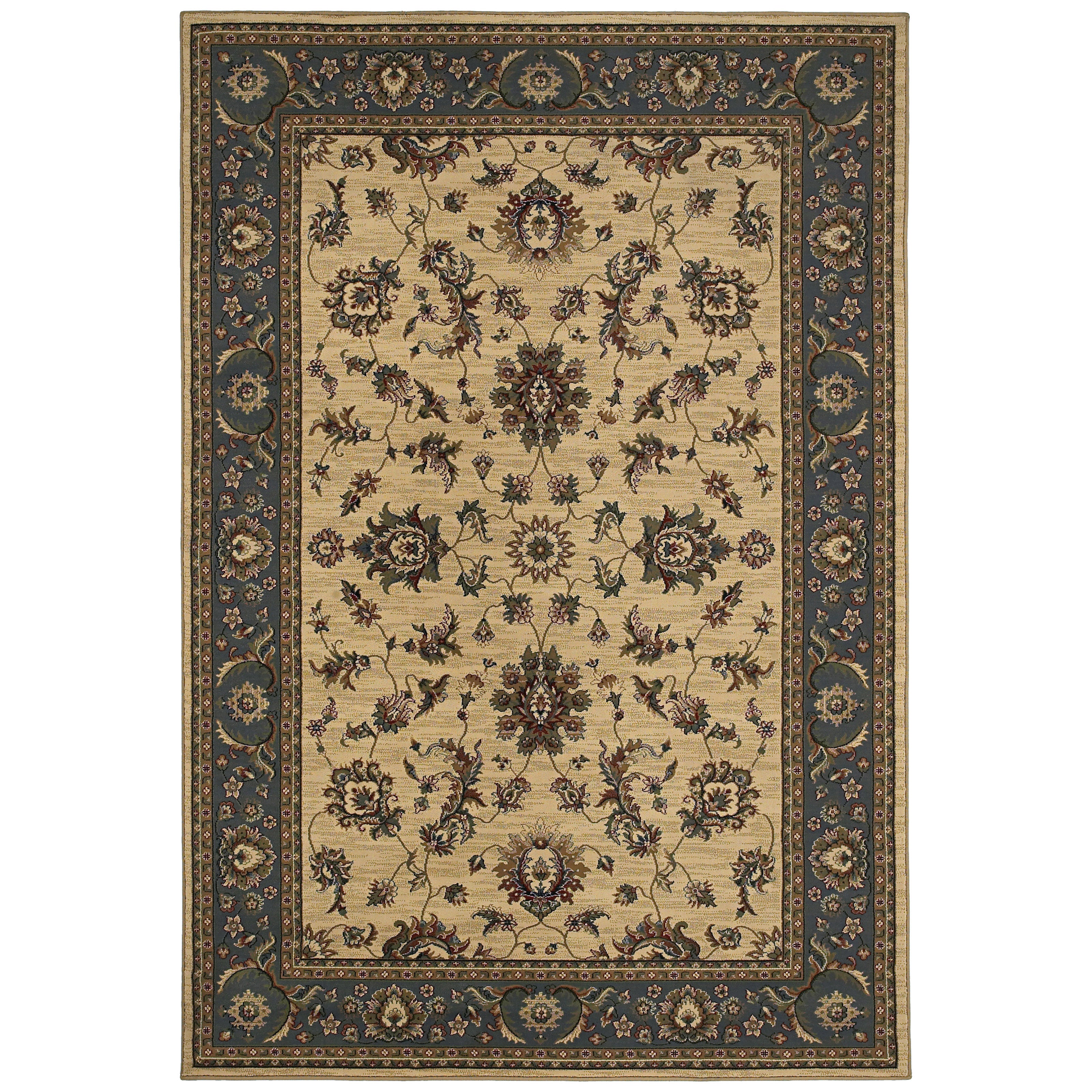 Oriental Weavers Atlas 747B Blue/Green Area Rug