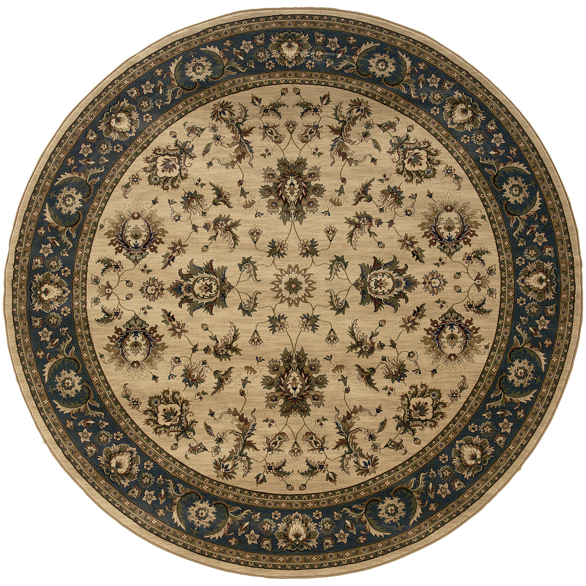 Oriental Weavers Atlas 747B Blue/Green Area Rug