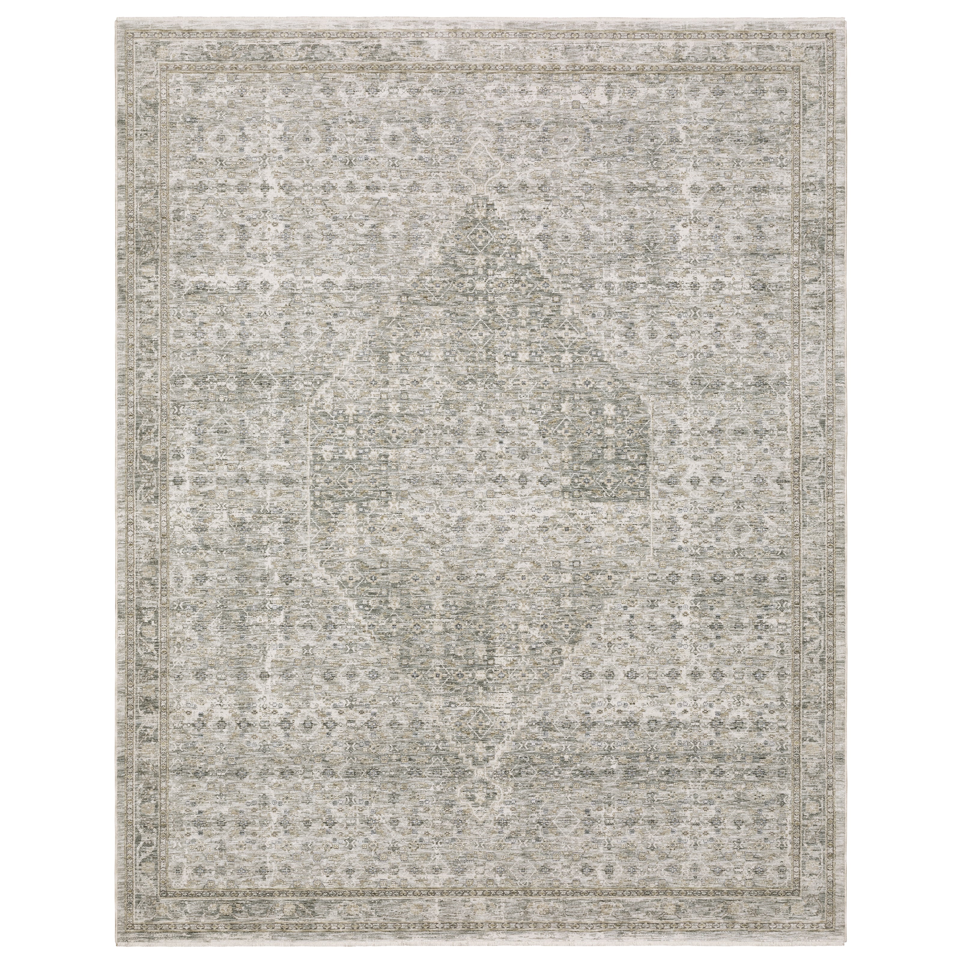 Oriental Weavers Avalon AVA04 Grey/Beige Area Rug