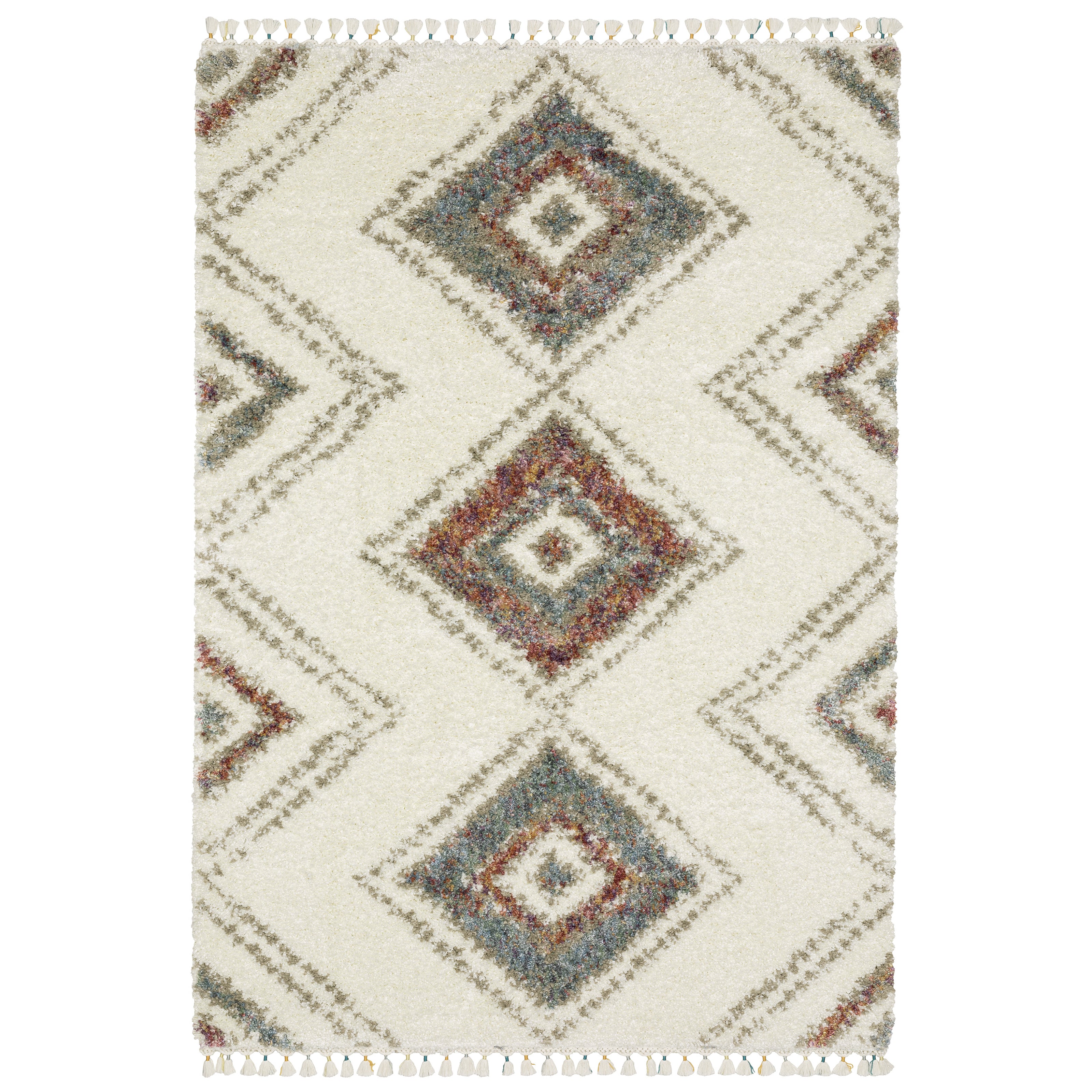 Oriental Weavers Axis AX07A Ivory/Multi Area Rug