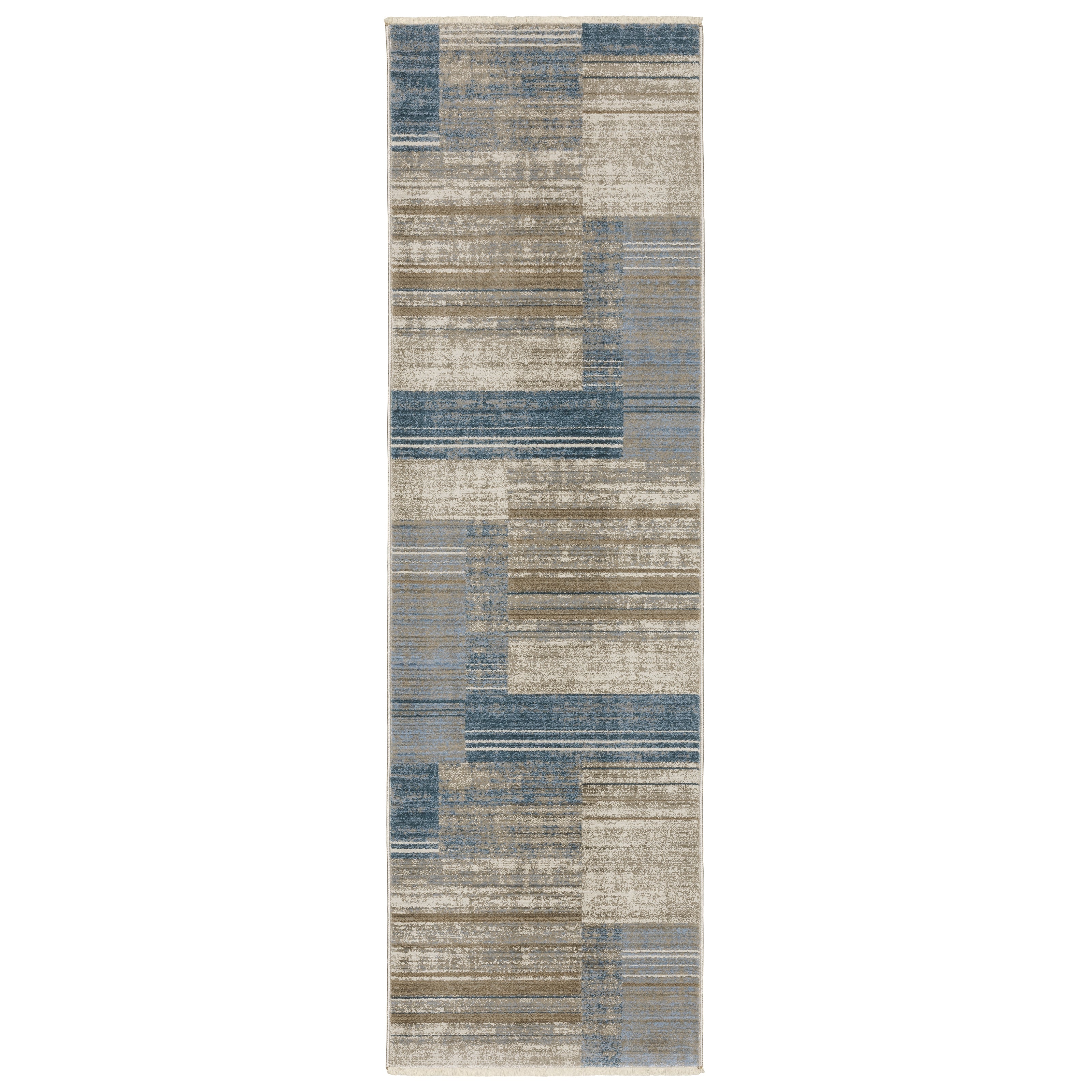 Oriental Weavers Bauer 41L Blue/Beige Area Rug