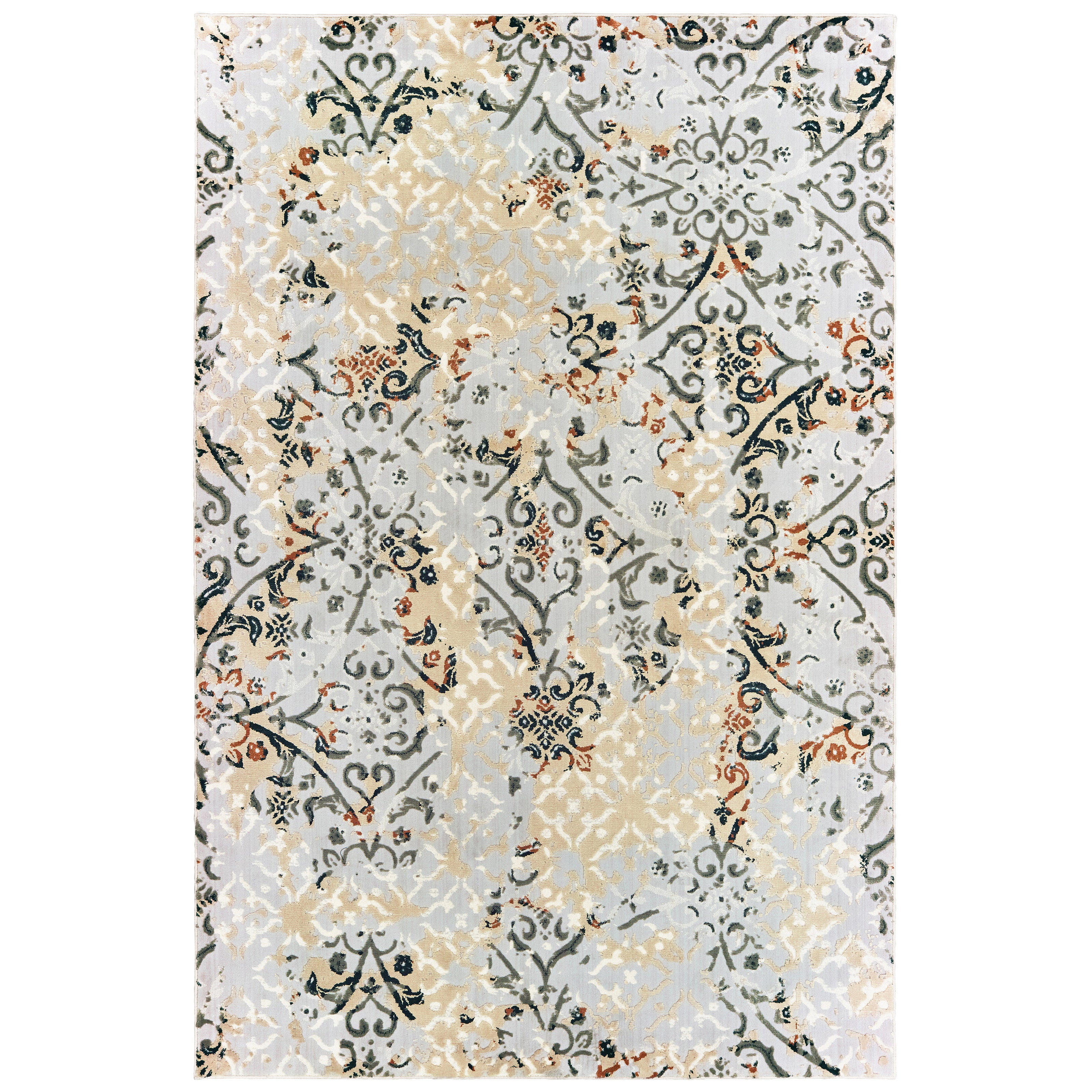Oriental Weavers Bowen 1332H Black/Navy Area Rug