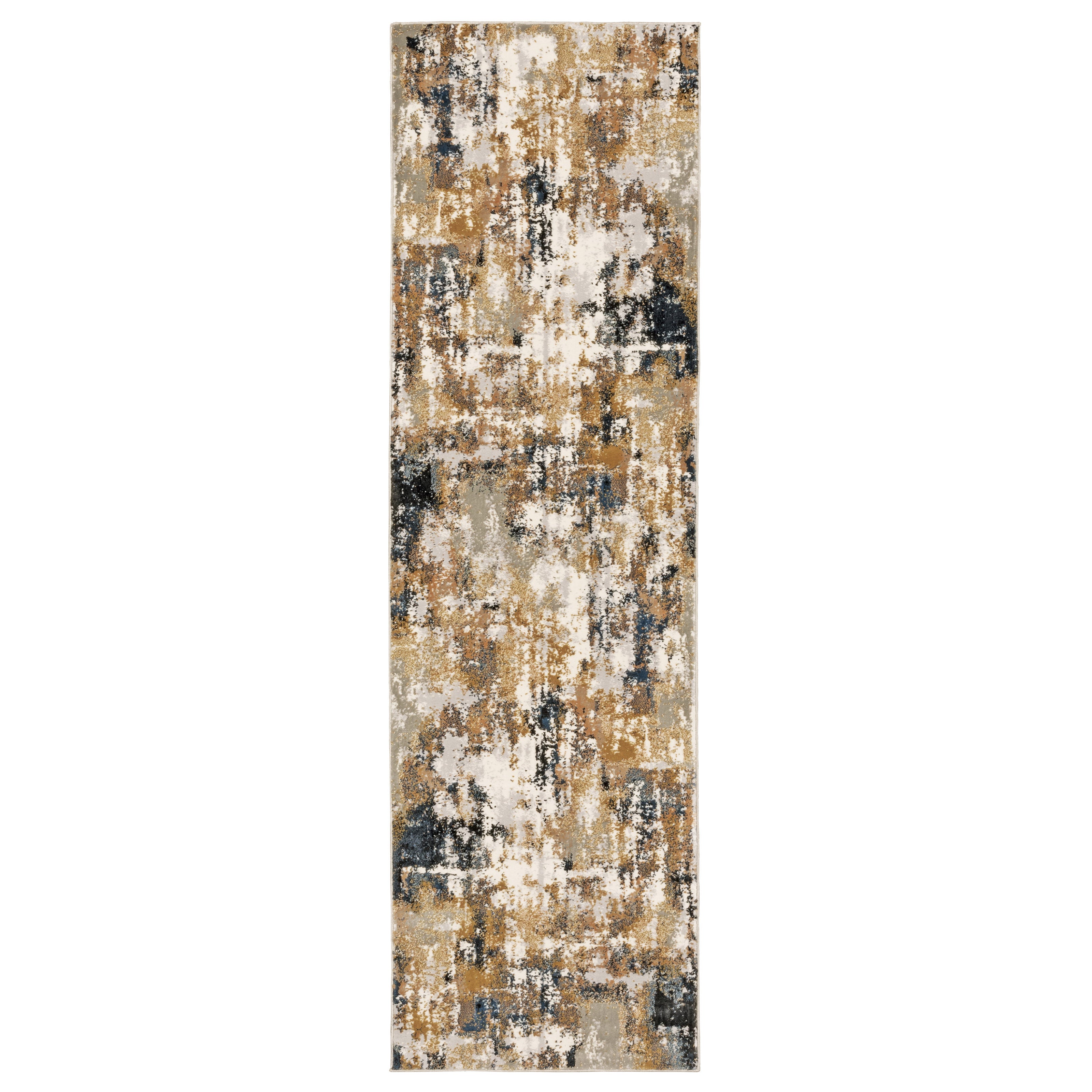 Oriental Weavers Bowen 534L Navy/Gold Area Rug