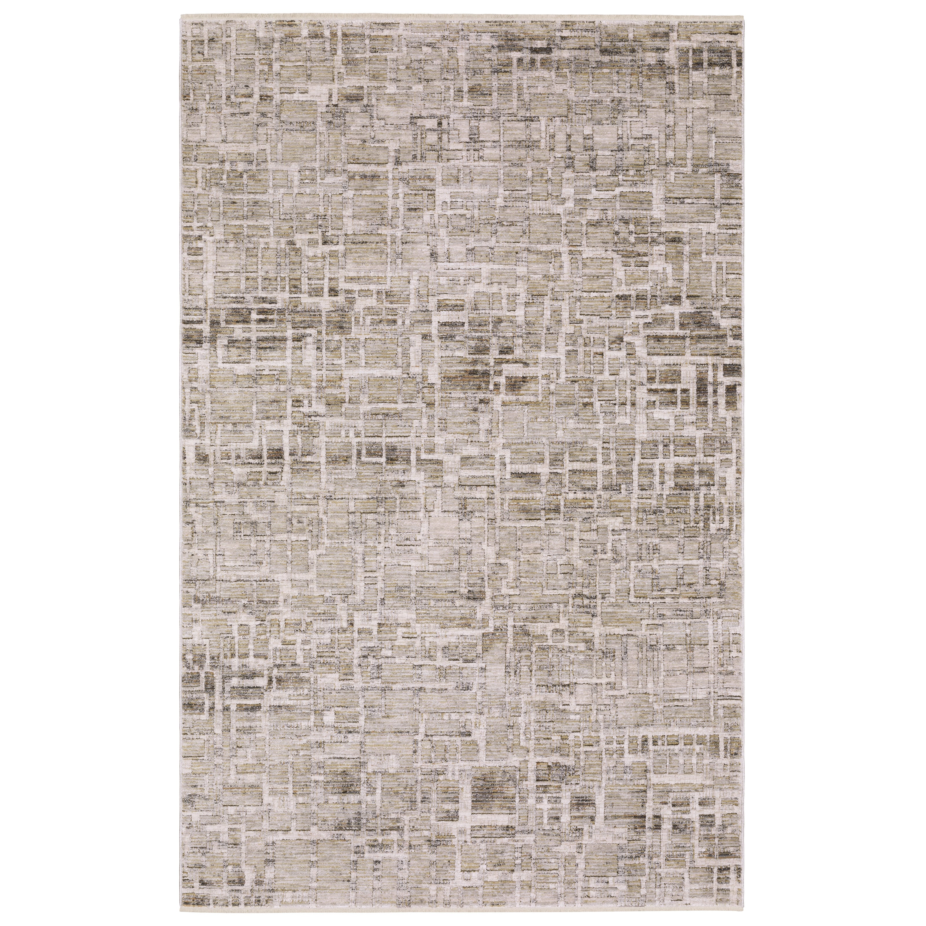 Oriental Weavers Branigan BRG08 Beige/Gold Area Rug