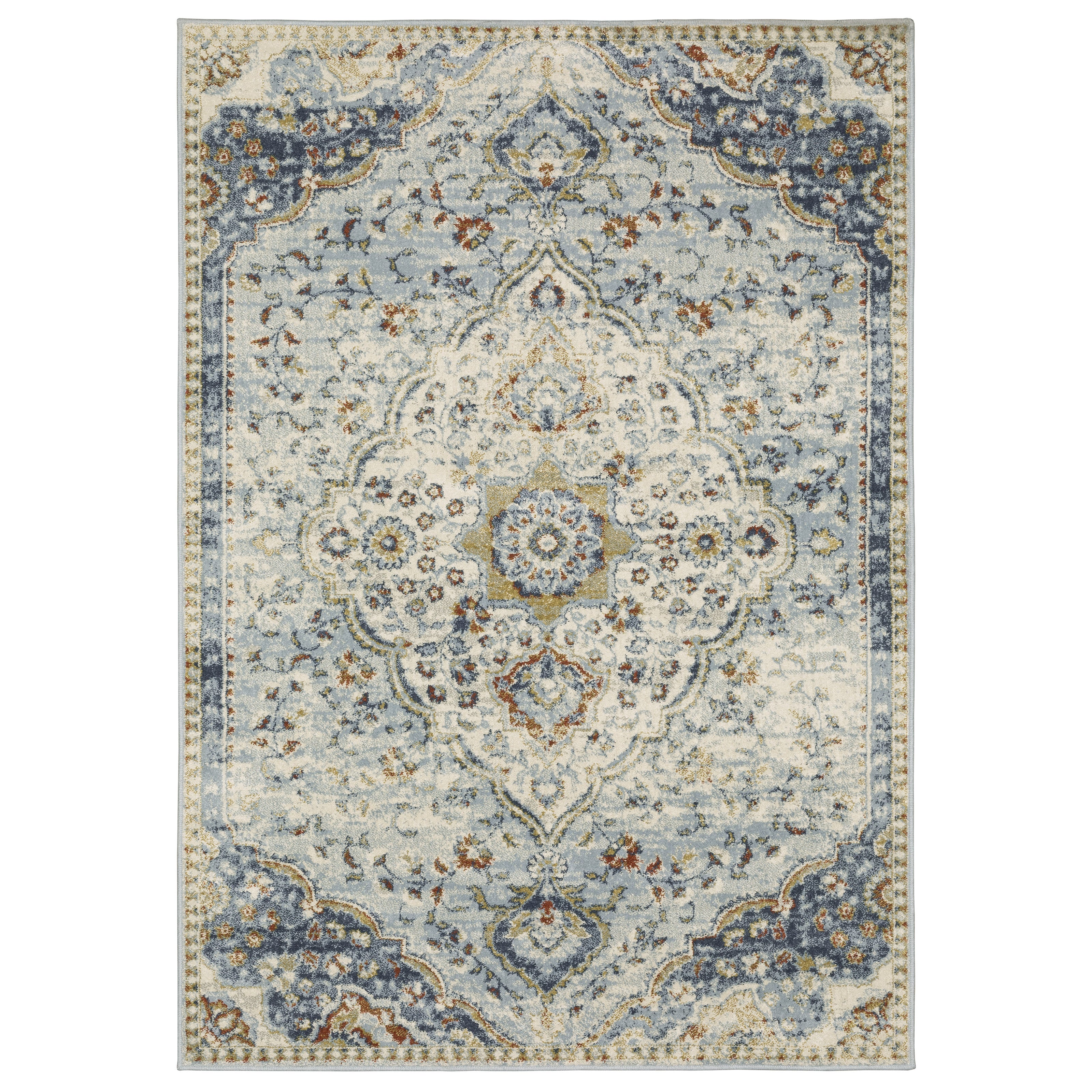 Oriental Weavers Branson BR01A Blue/Multi Area Rug