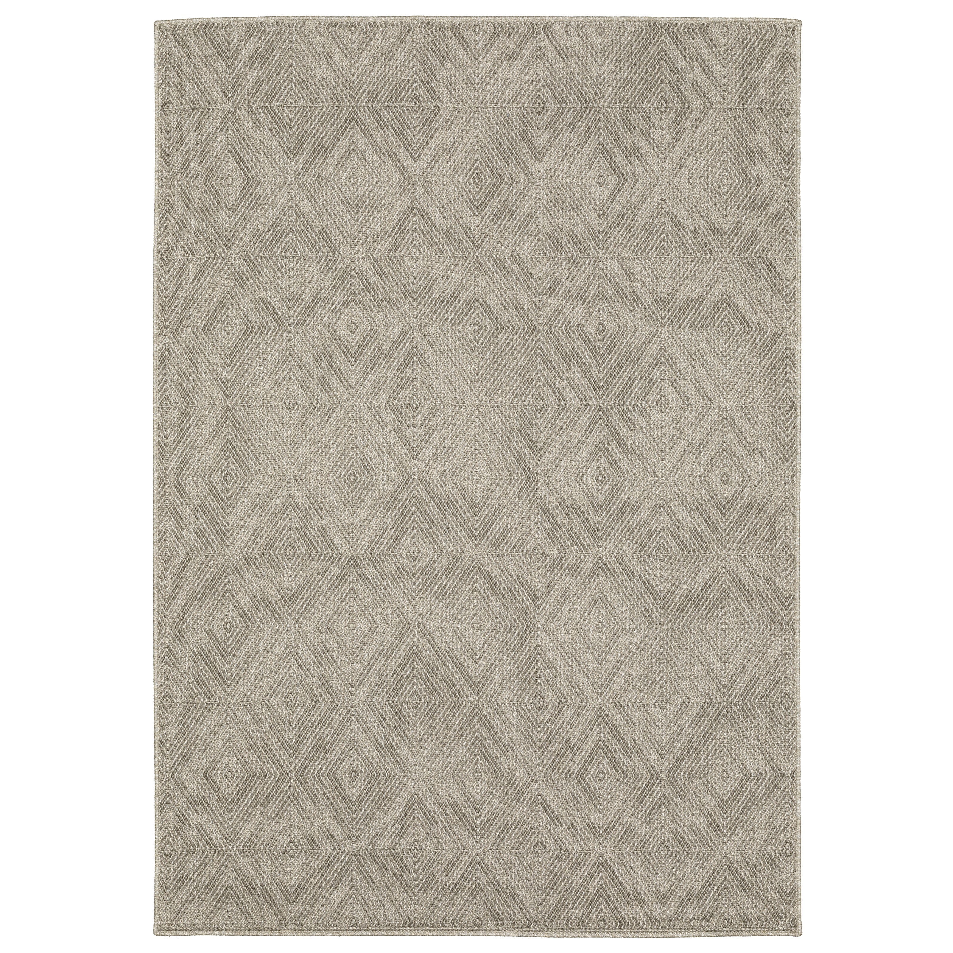 Oriental Weavers Caicos CA08A Grey/Grey Area Rug