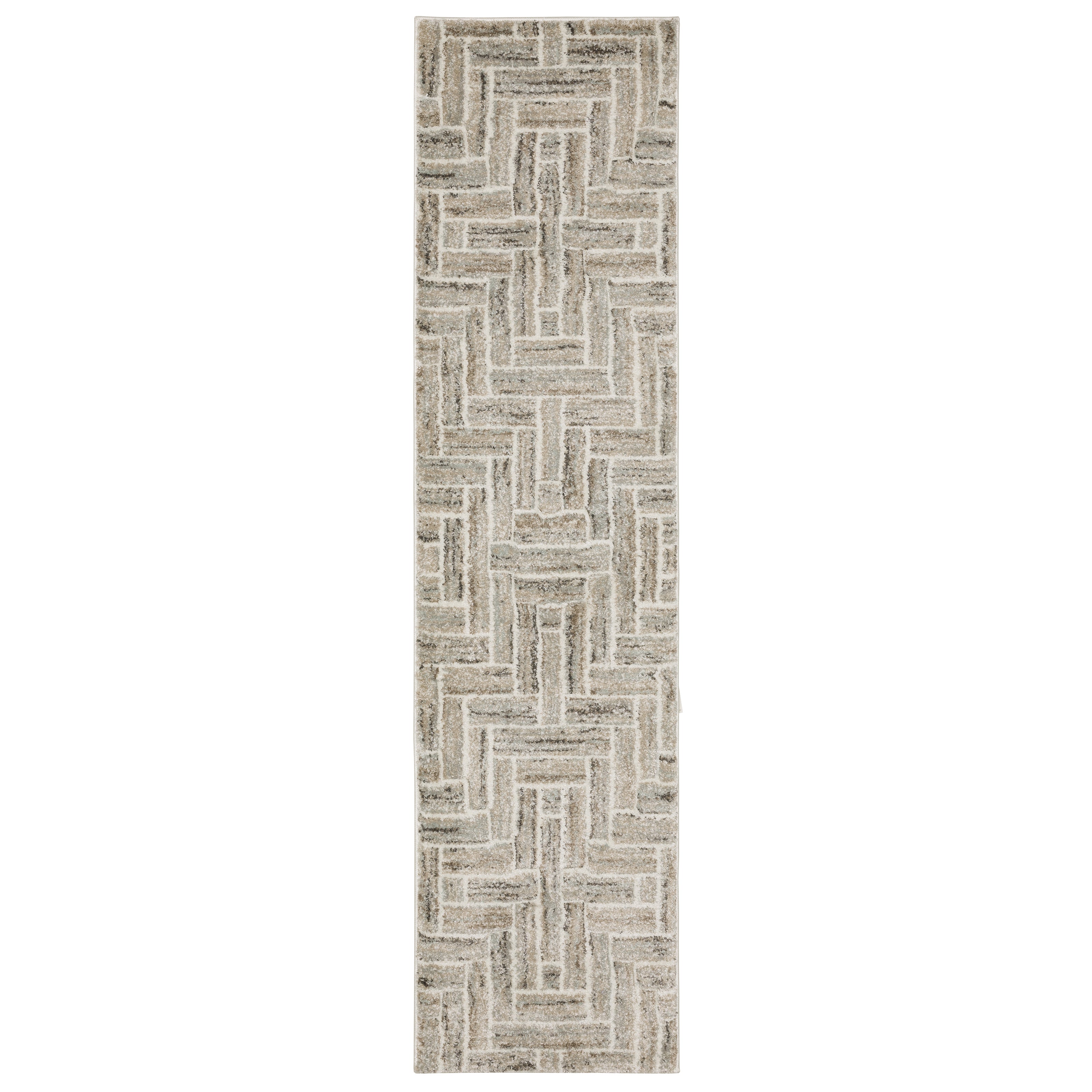 Oriental Weavers Cambria 55X Beige/Charcoal Area Rug