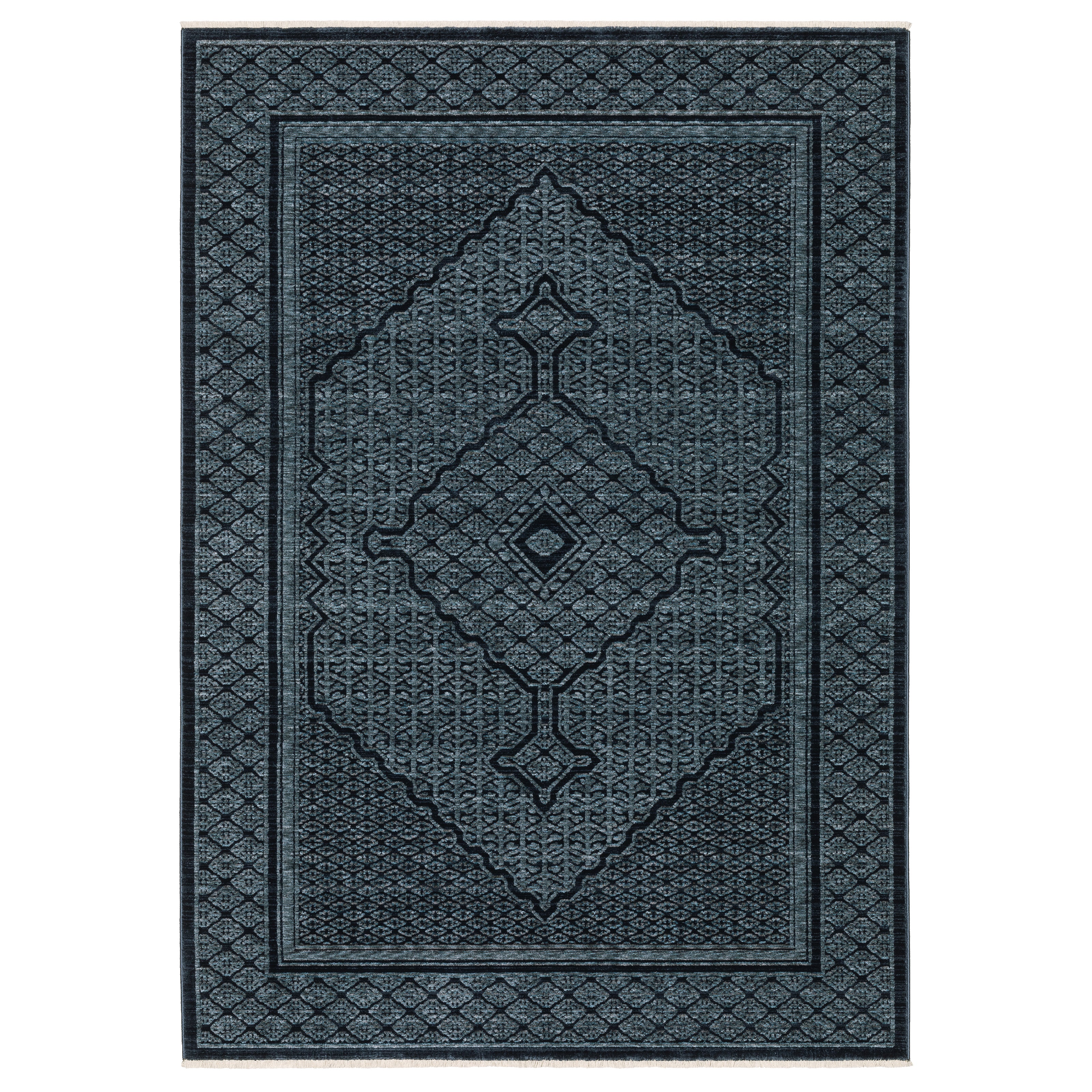 Oriental Weavers Capella CAP01 Blue/Blue Area Rug