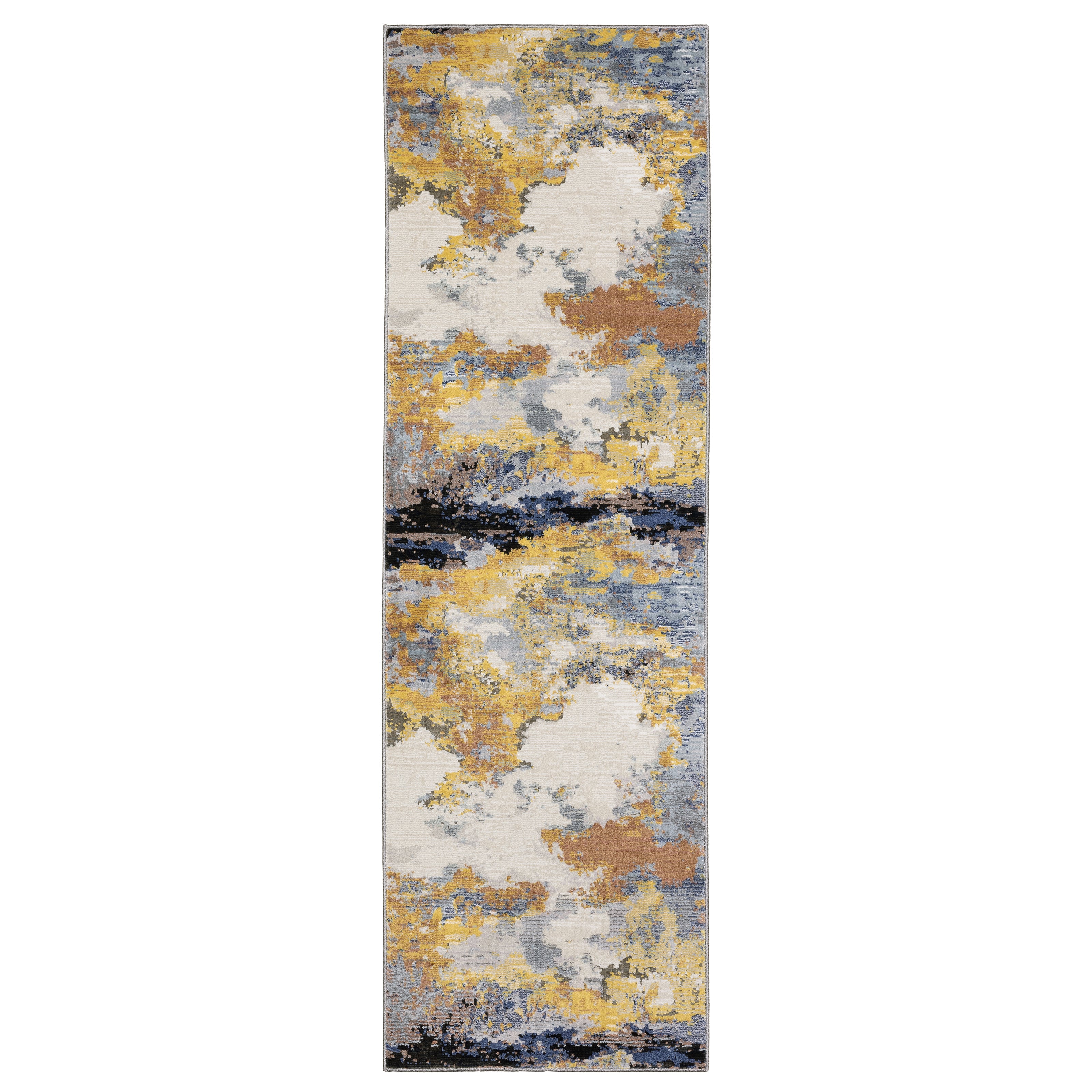 Oriental Weavers Caravan 530V Yellow/Blue Area Rug