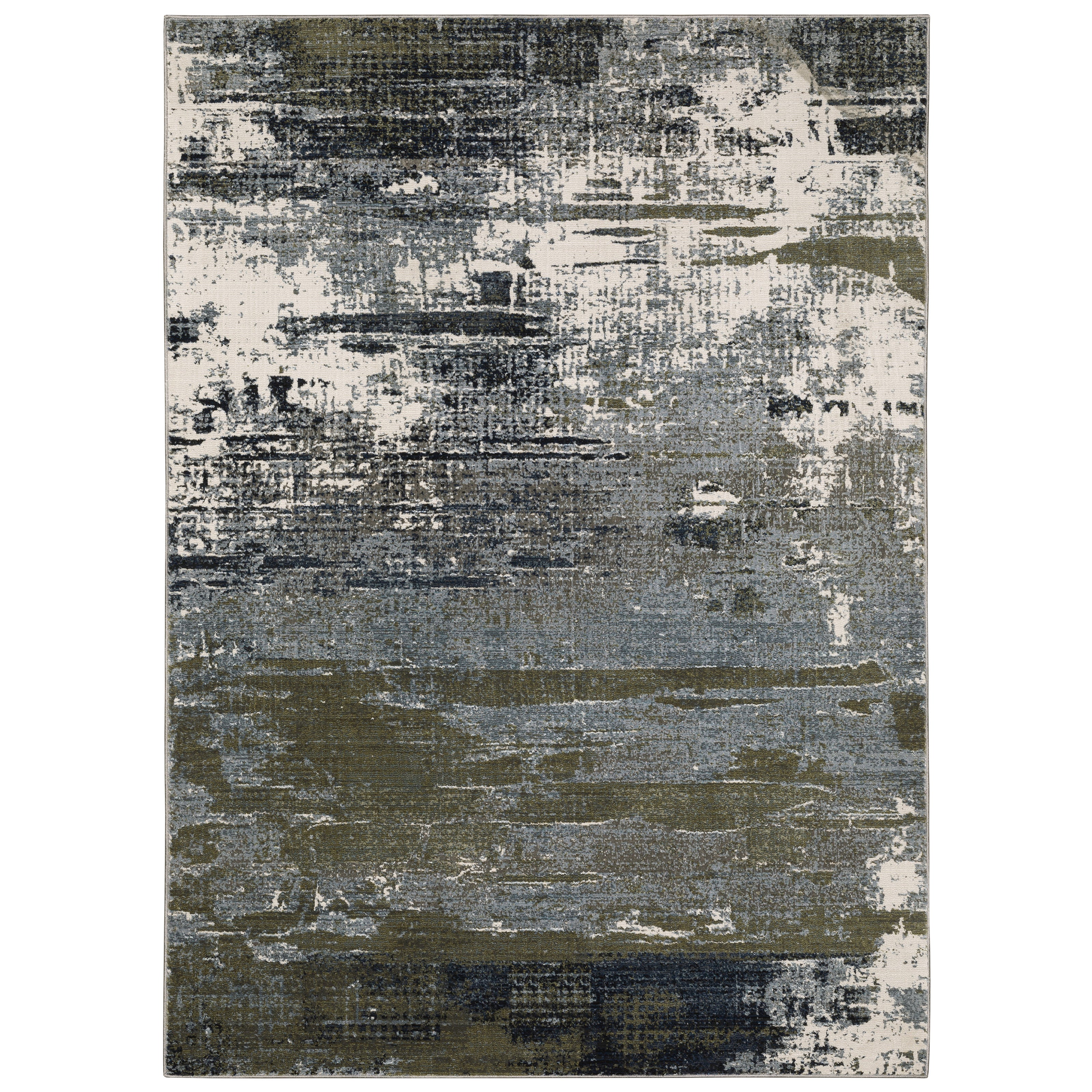 Oriental Weavers Caravan 8020L Blue/Green Area Rug