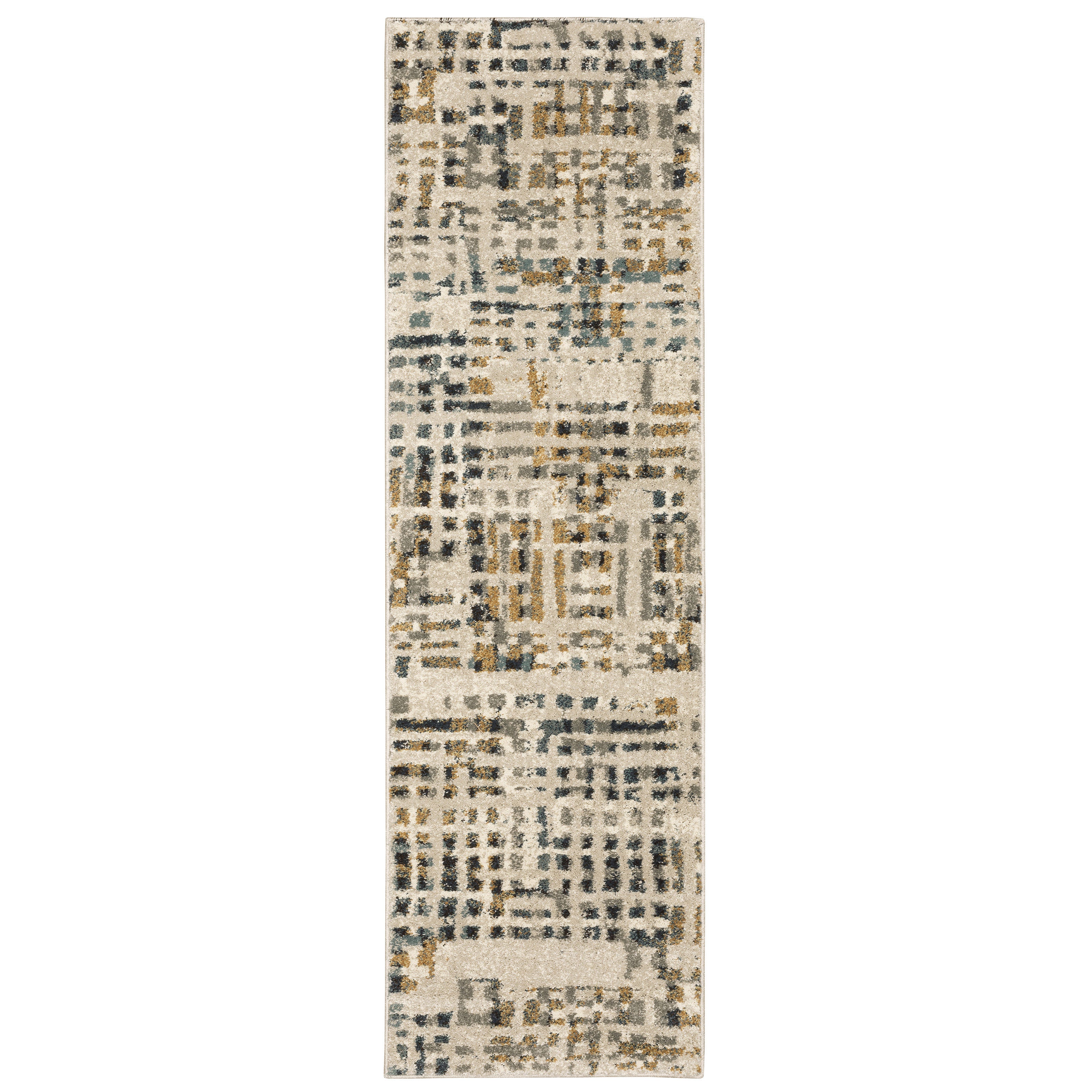 Oriental Weavers Carson 746J Blue/Ivory Area Rug