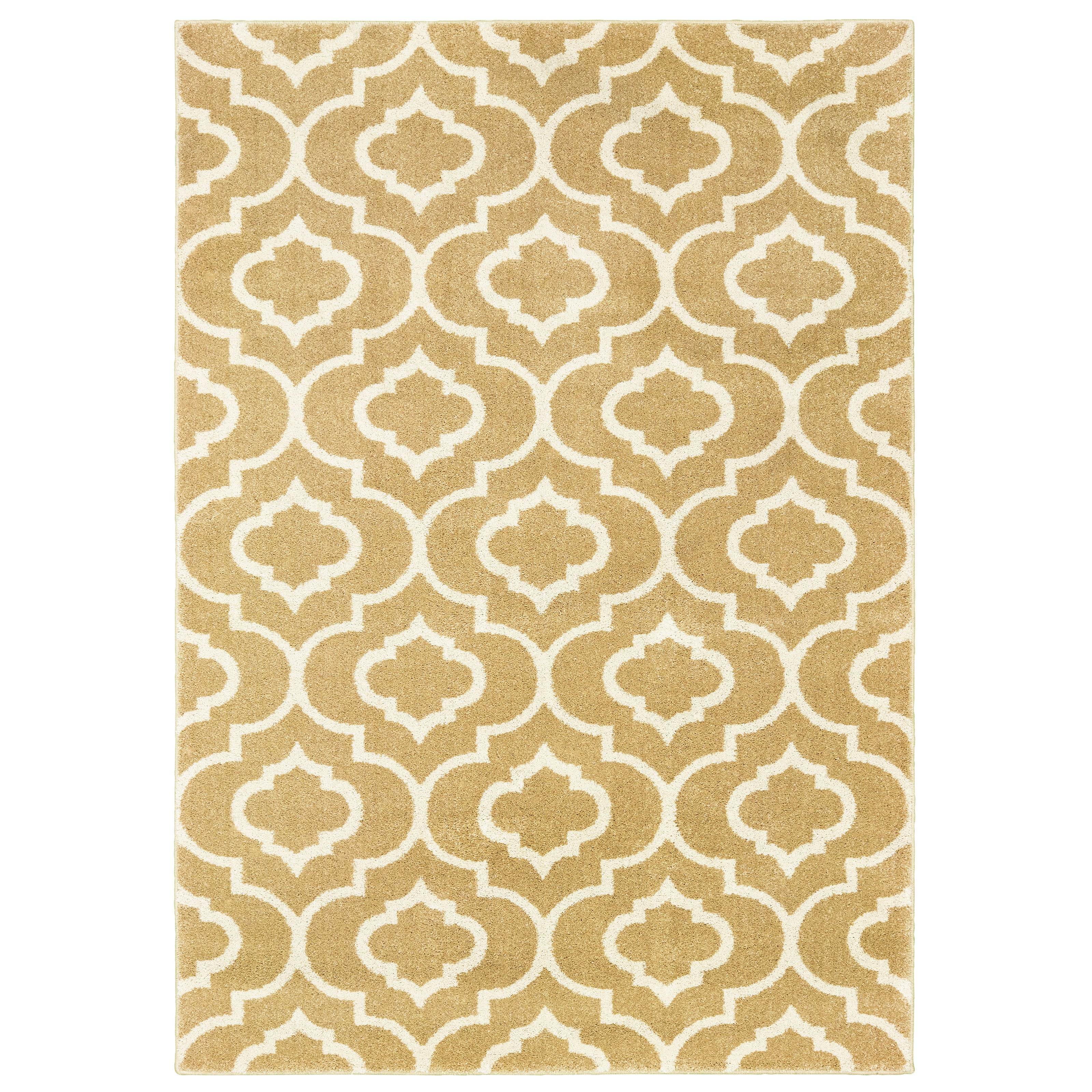 Oriental Weavers Carson 9672E Gold/Ivory Area Rug