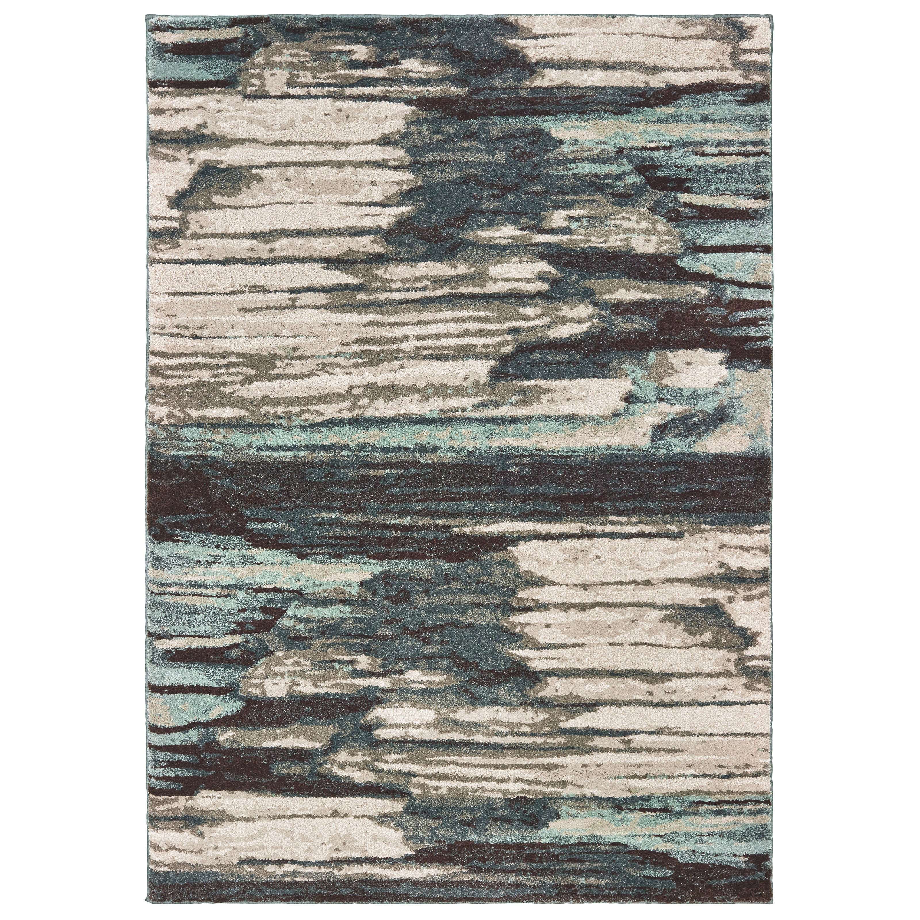 Oriental Weavers Carson 9675A Blue/Ivory Area Rug
