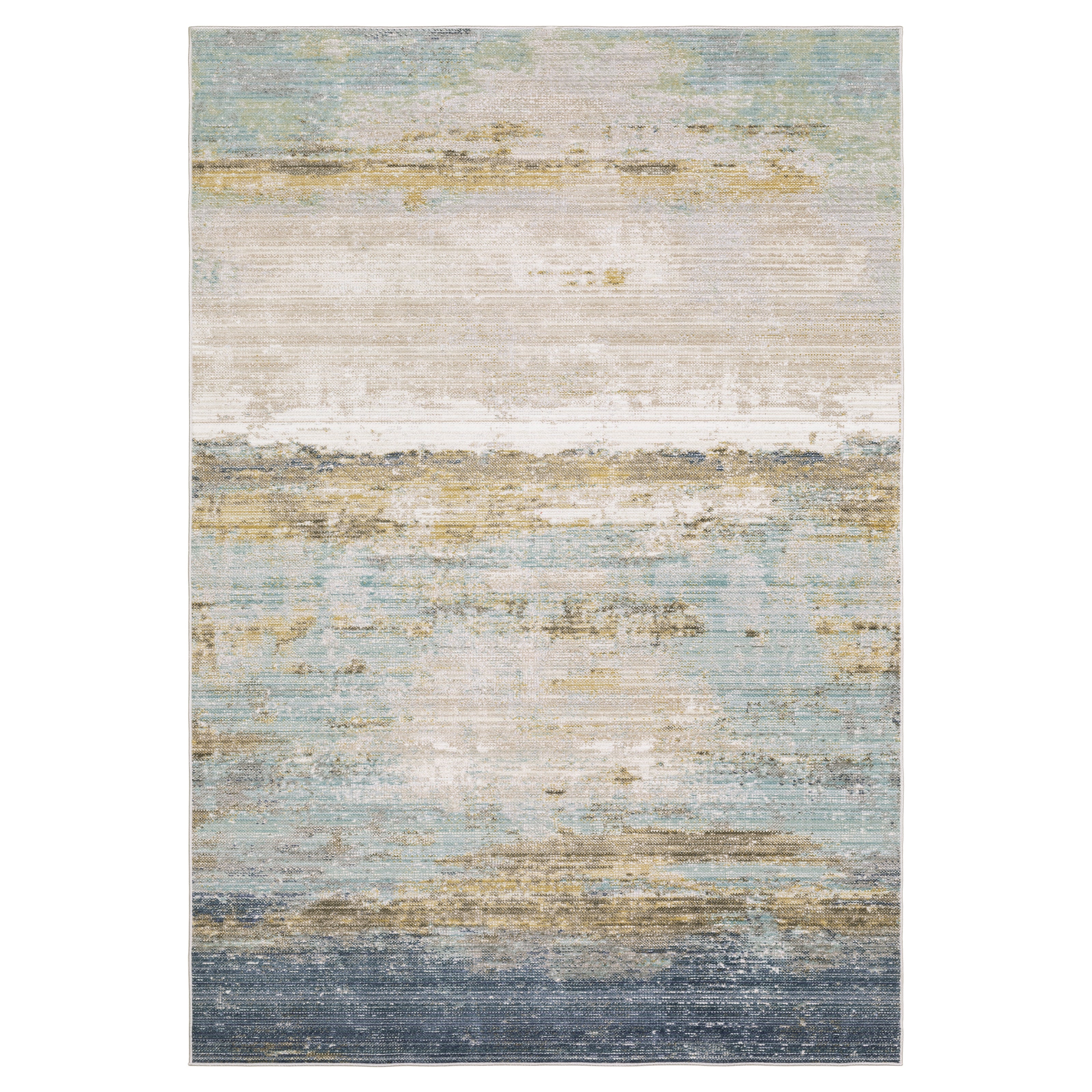 Oriental Weavers Cavett CAV09 Blue/Beige Area Rug